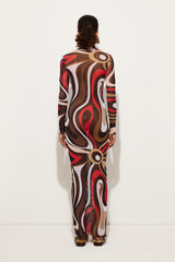 Marmo Print Tulle Dress
 WOMAN Pucci