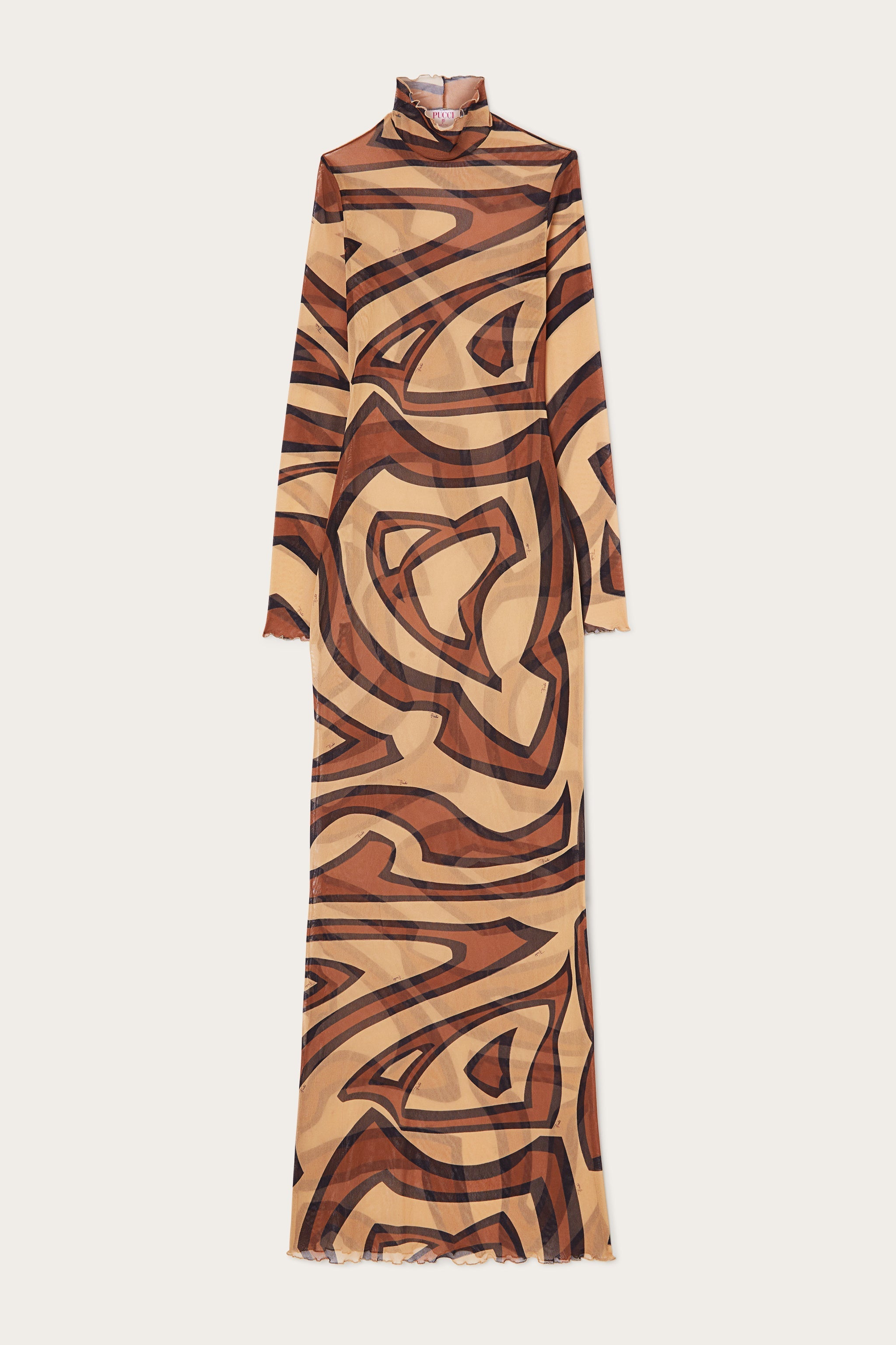 Labirinto Print Tulle Dress
 WOMAN Pucci