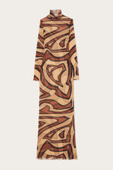 Labirinto Print Tulle Dress
 WOMAN Pucci
