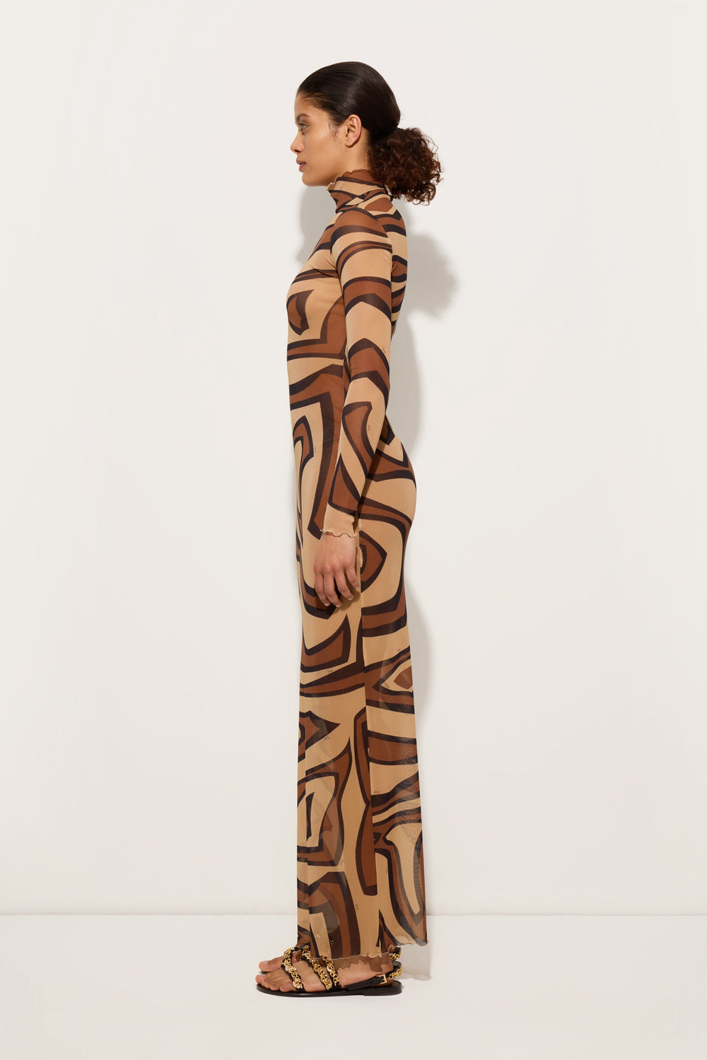 Labirinto Print Tulle Dress
 WOMAN Pucci