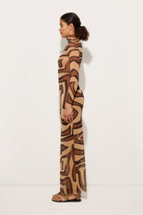 Labirinto Print Tulle Dress
 WOMAN Pucci