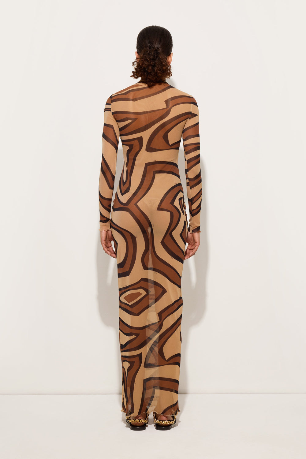 Labirinto Print Tulle Dress
 WOMAN Pucci