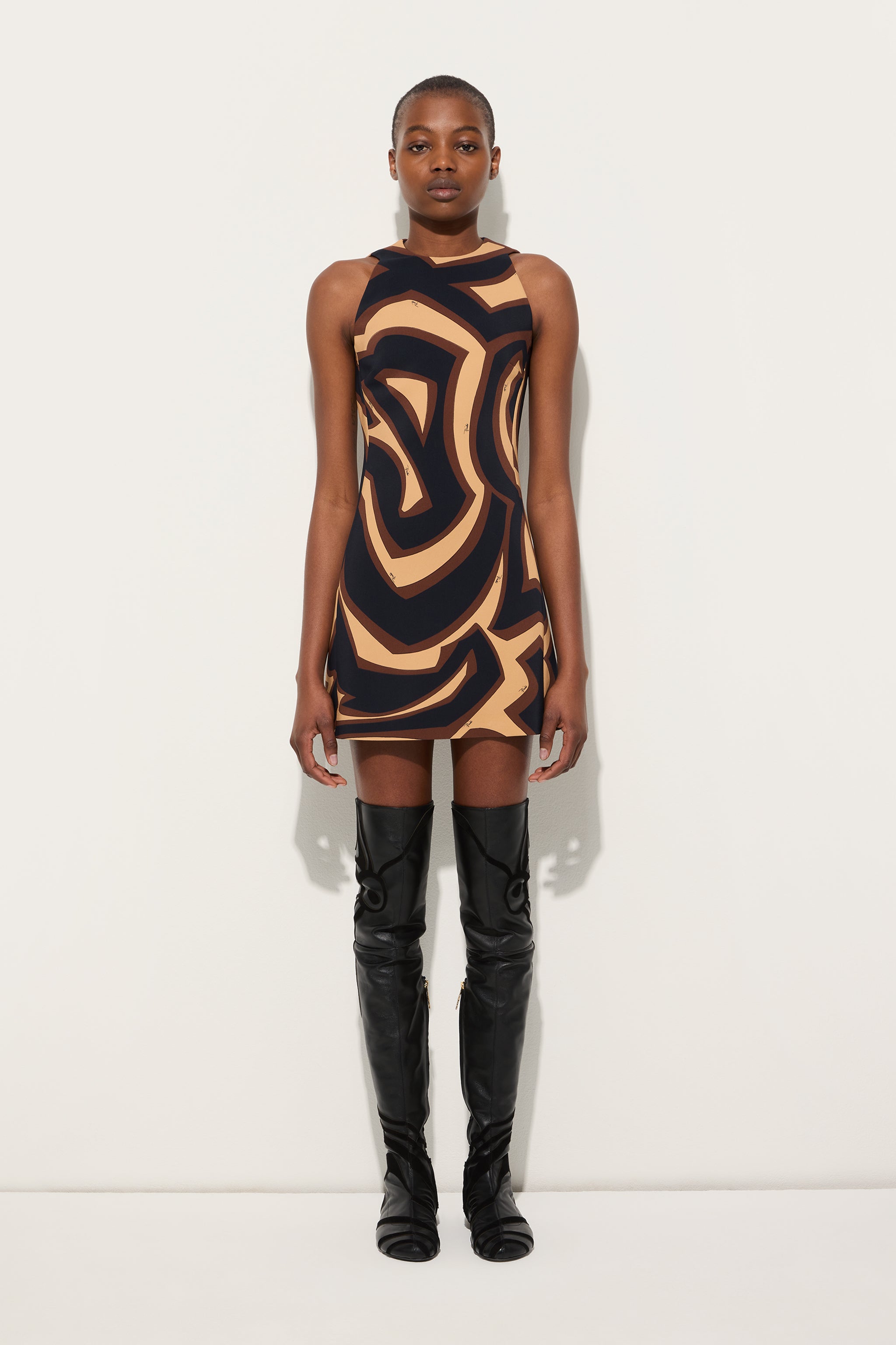 Labirinto Print A-line Dress
 WOMAN Pucci