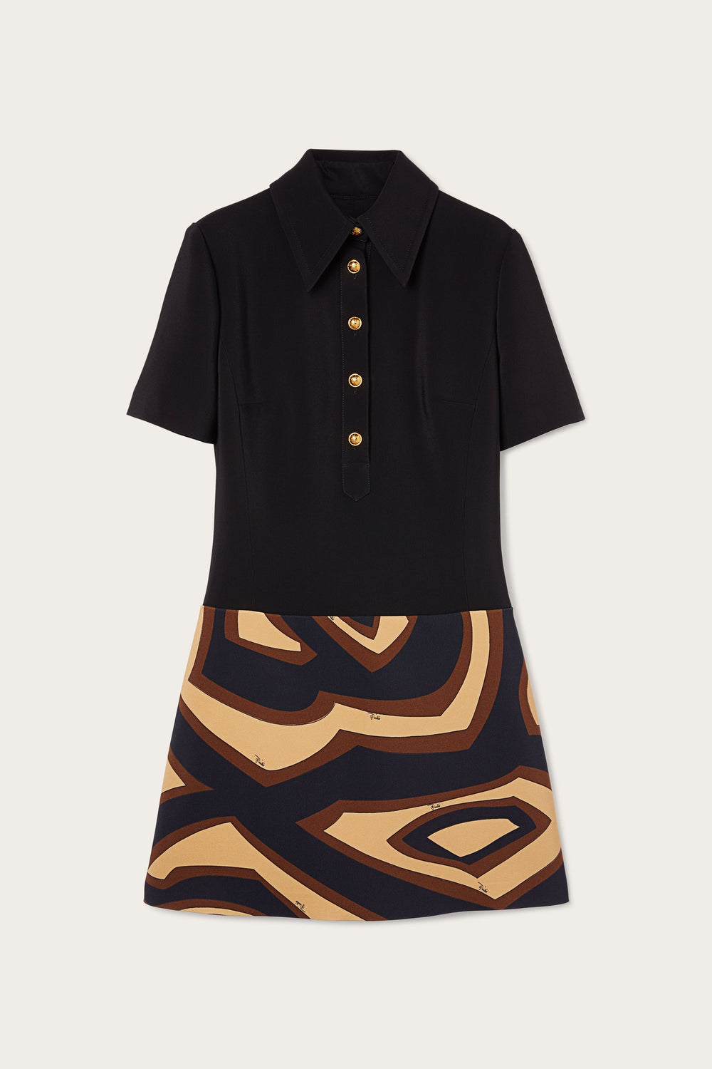 Labirinto Print Short Dress
 WOMAN Pucci