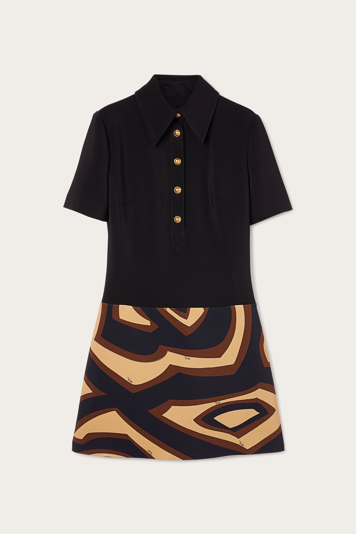 Labirinto Print Short Dress
 WOMAN Pucci