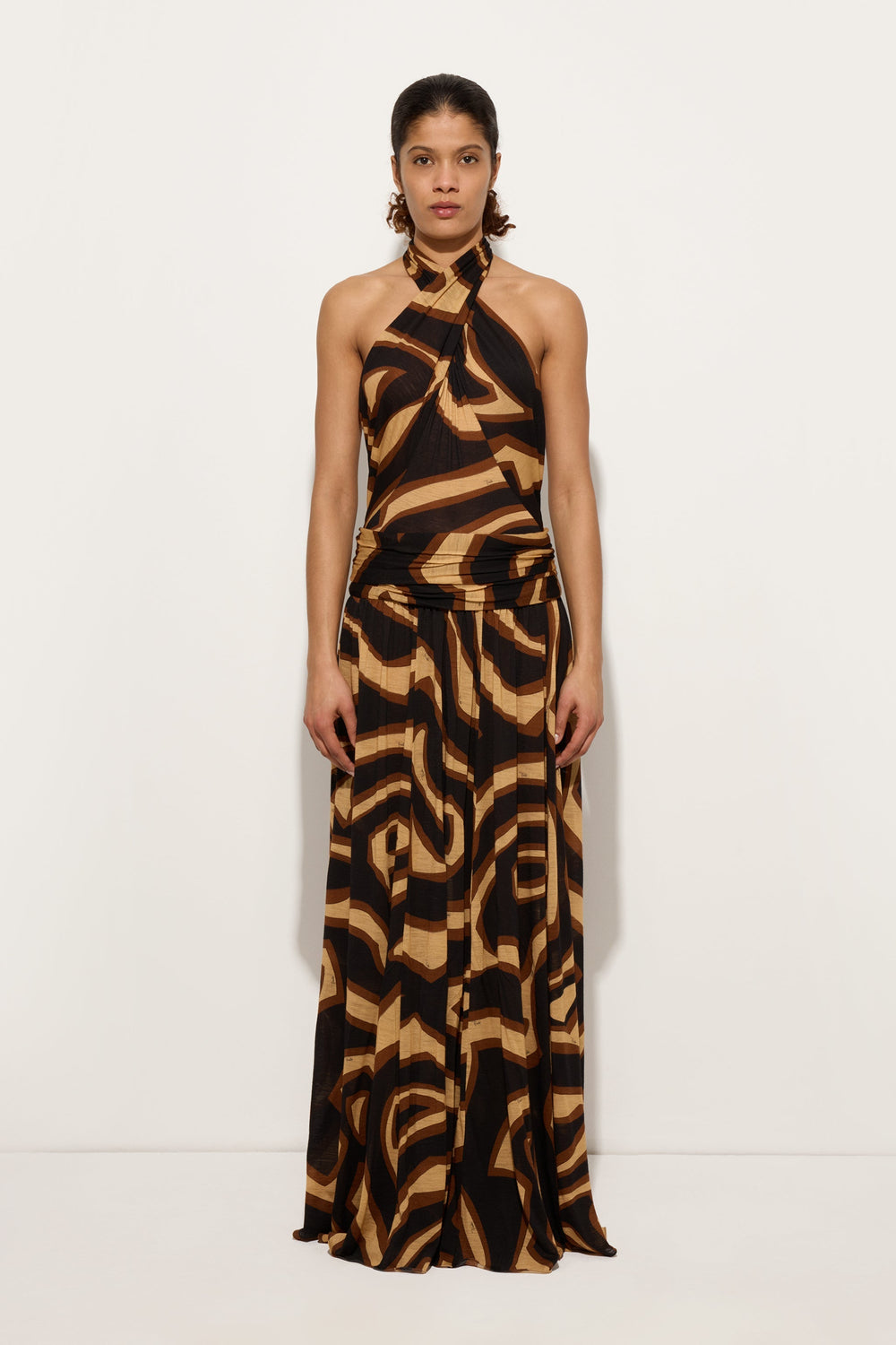 Labirinto Print Sleeveless Dress
 WOMAN Pucci