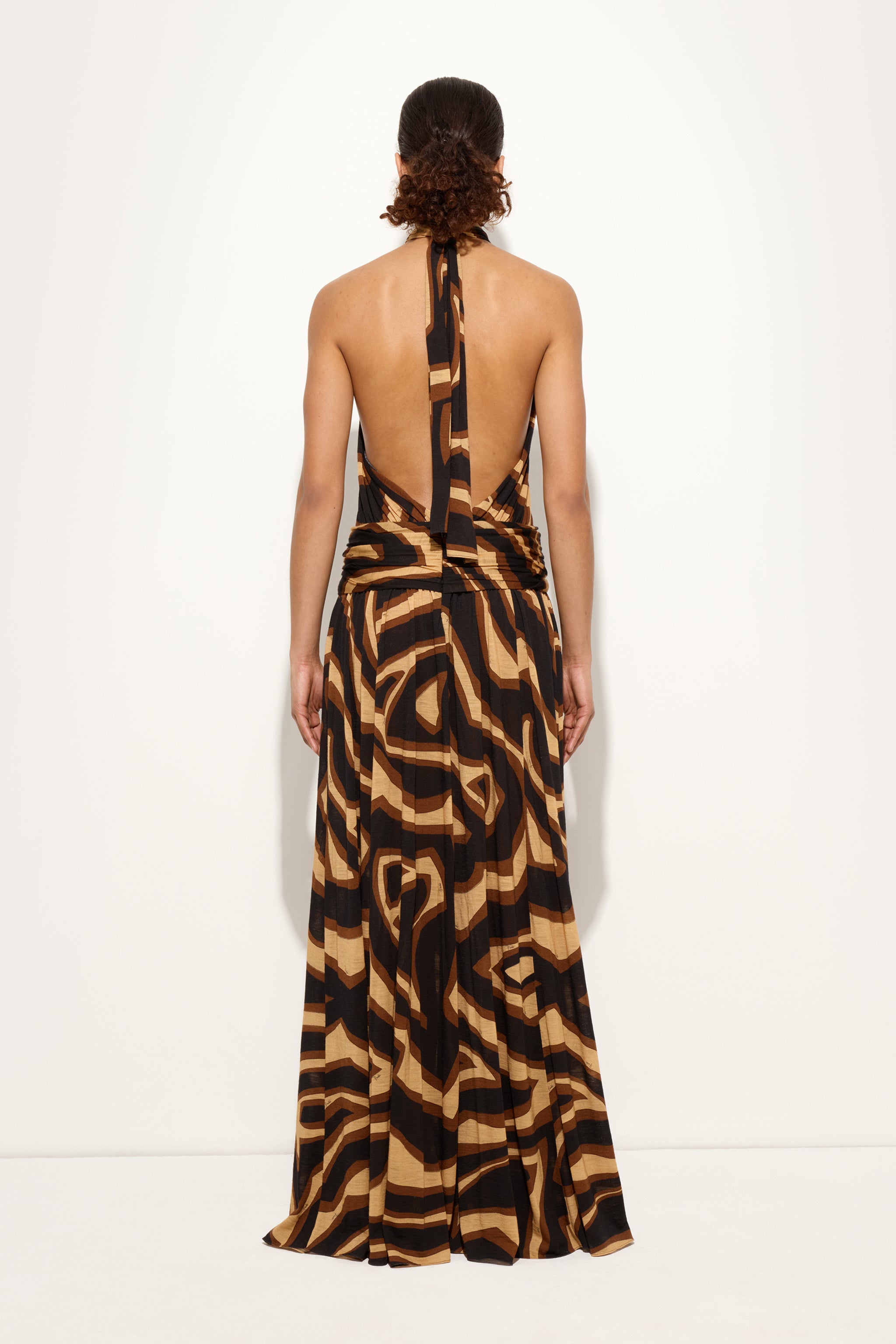 Labirinto Print Sleeveless Dress
 WOMAN Pucci