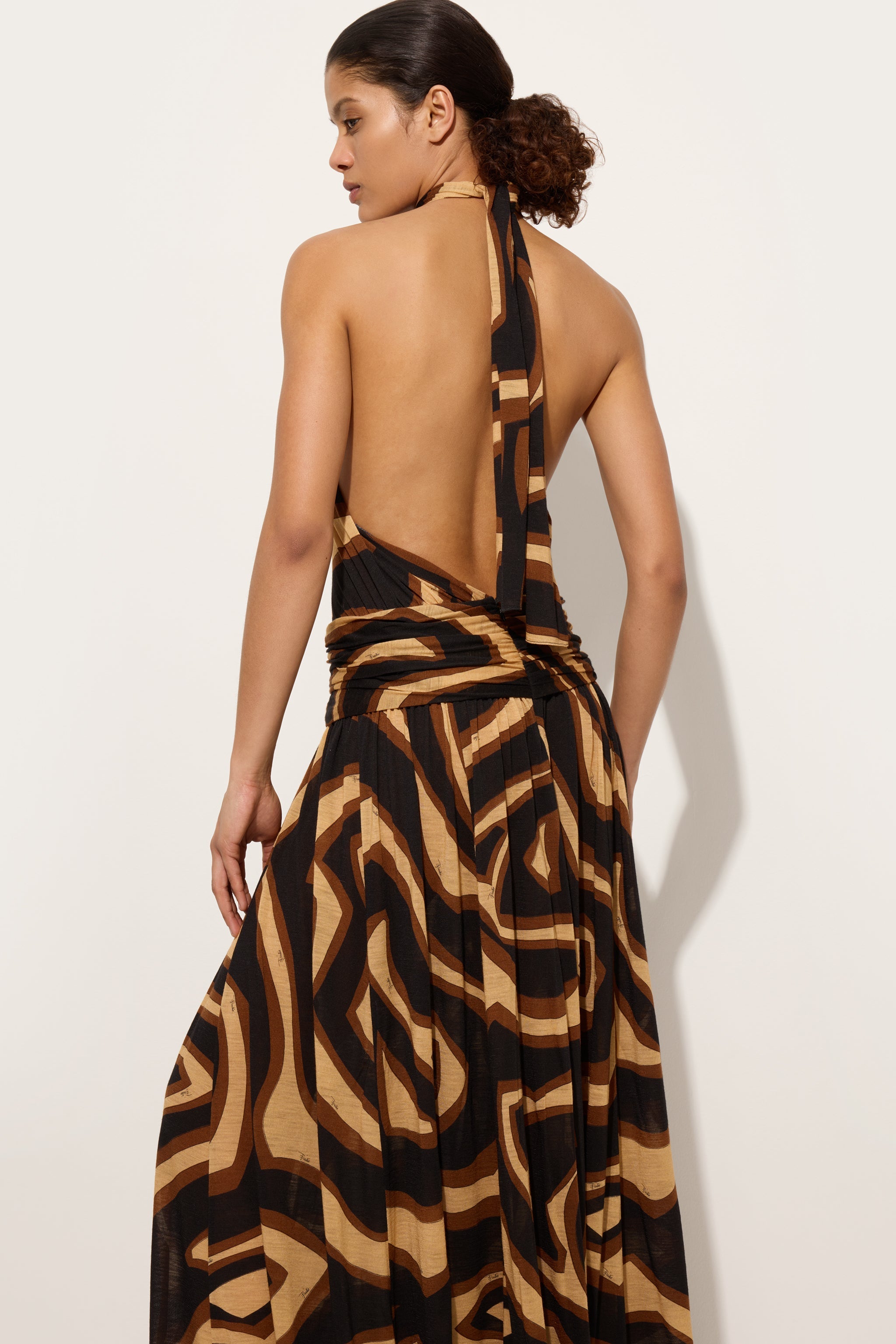 Labirinto Print Sleeveless Dress
 WOMAN Pucci