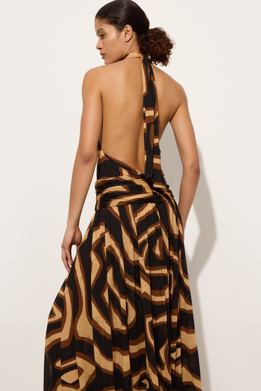 Labirinto Print Sleeveless Dress
 WOMAN Pucci