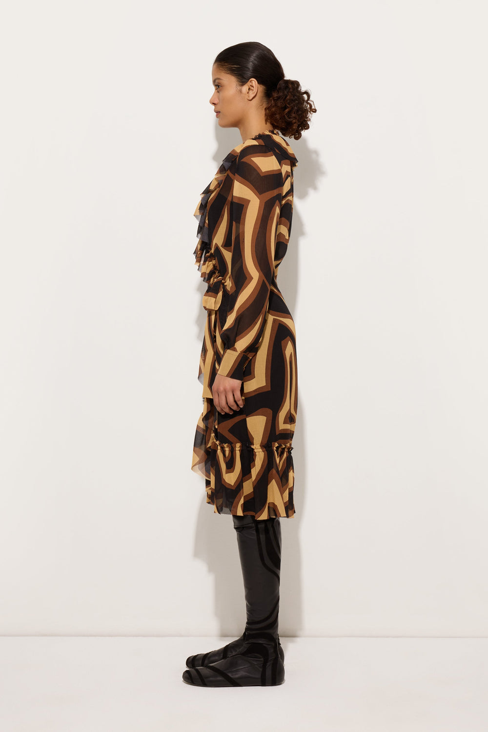 Labirinto Print Wrap Dress
 WOMAN Pucci