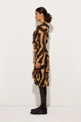 Labirinto Print Wrap Dress
 WOMAN Pucci