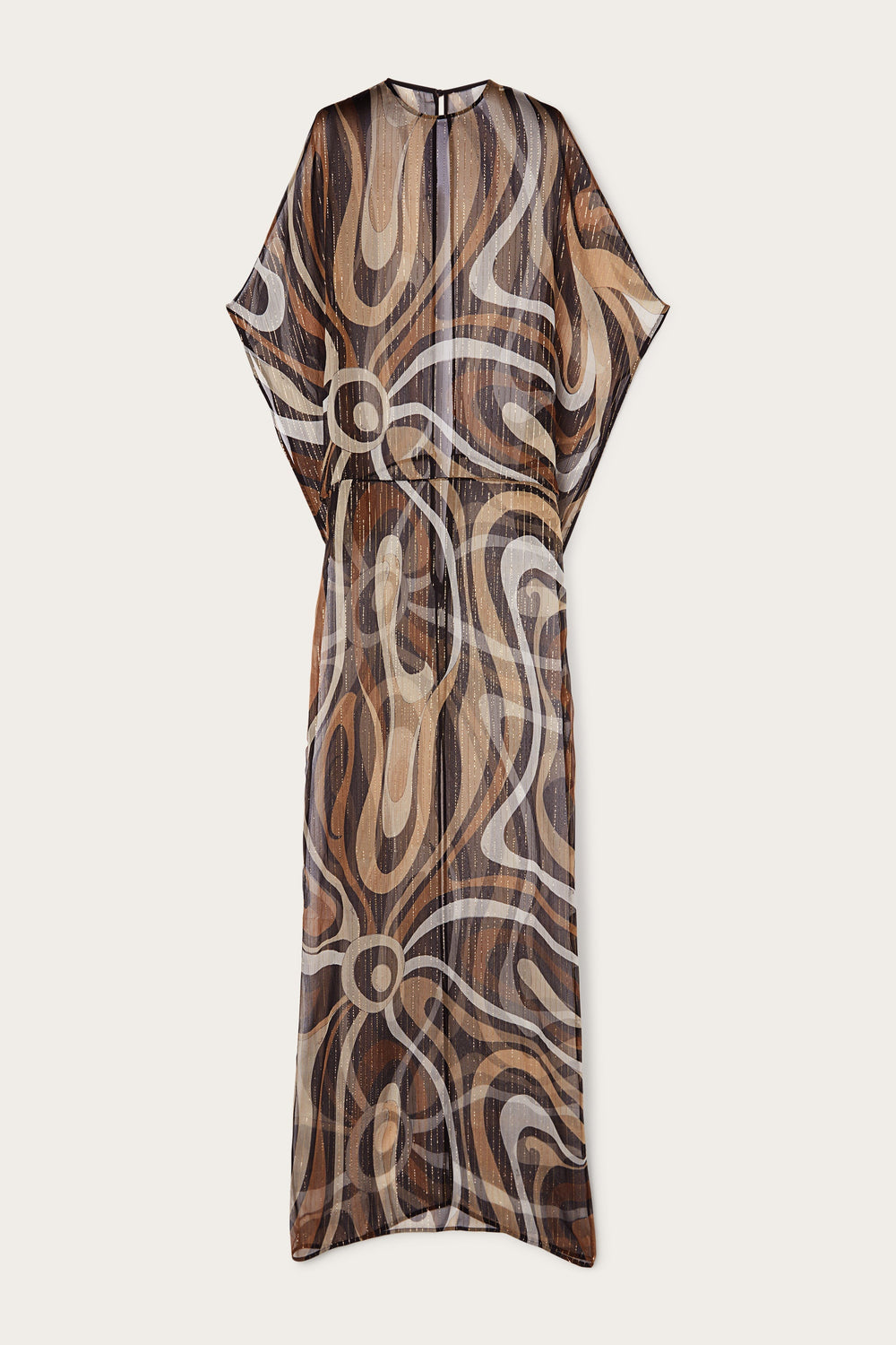 Marmo Print Long Creponne Dress
 WOMAN Pucci