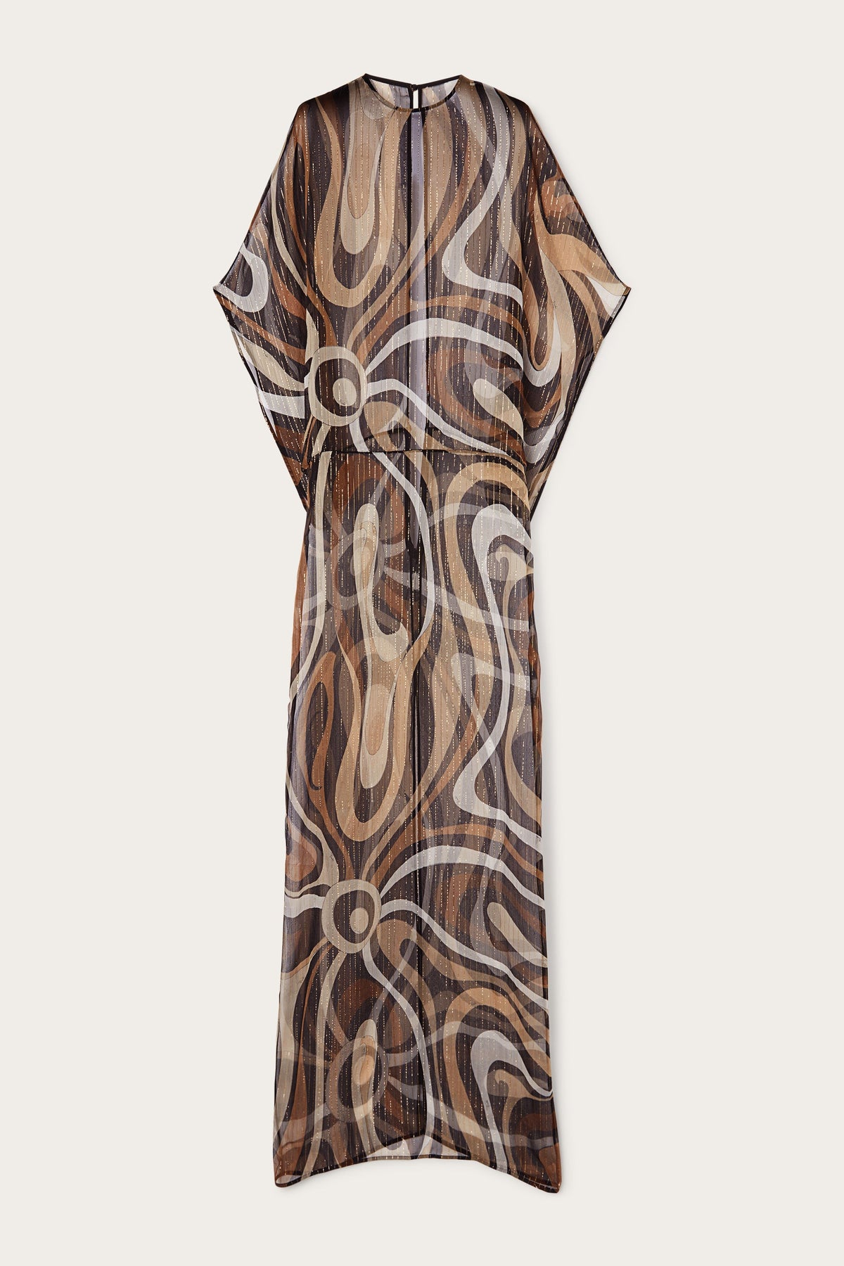Marmo Print Long Creponne Dress
 WOMAN Pucci