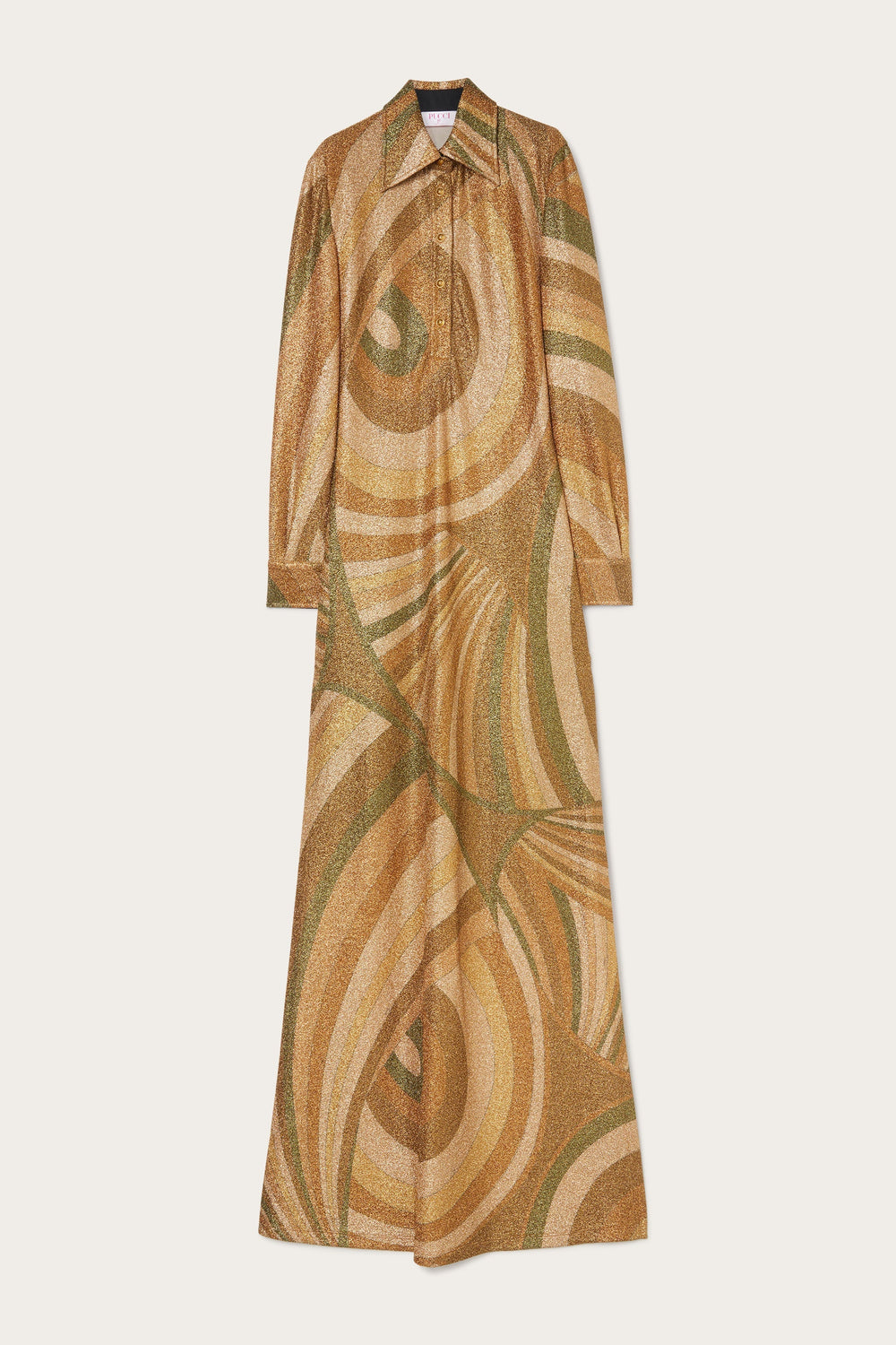 Iride Print Jersey Lamé Dress
 WOMAN Pucci