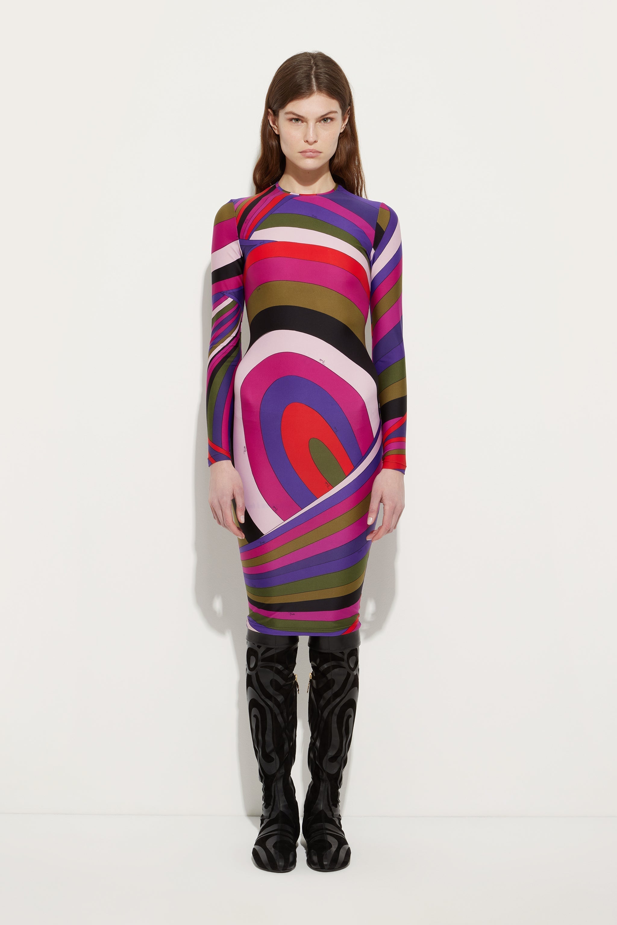 Iride Print Lycra Dress
 WOMAN Pucci