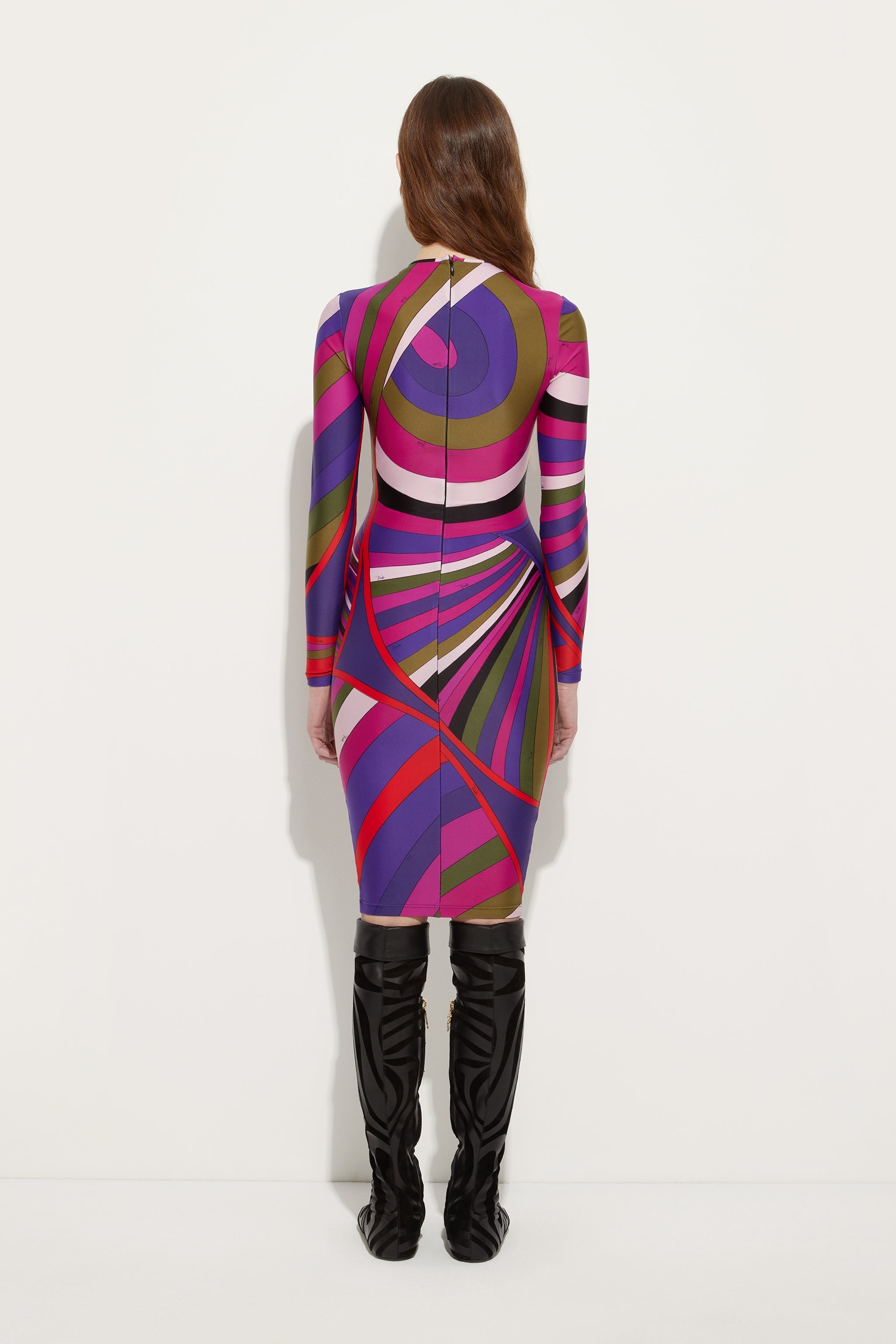 Iride Print Lycra Dress
 WOMAN Pucci