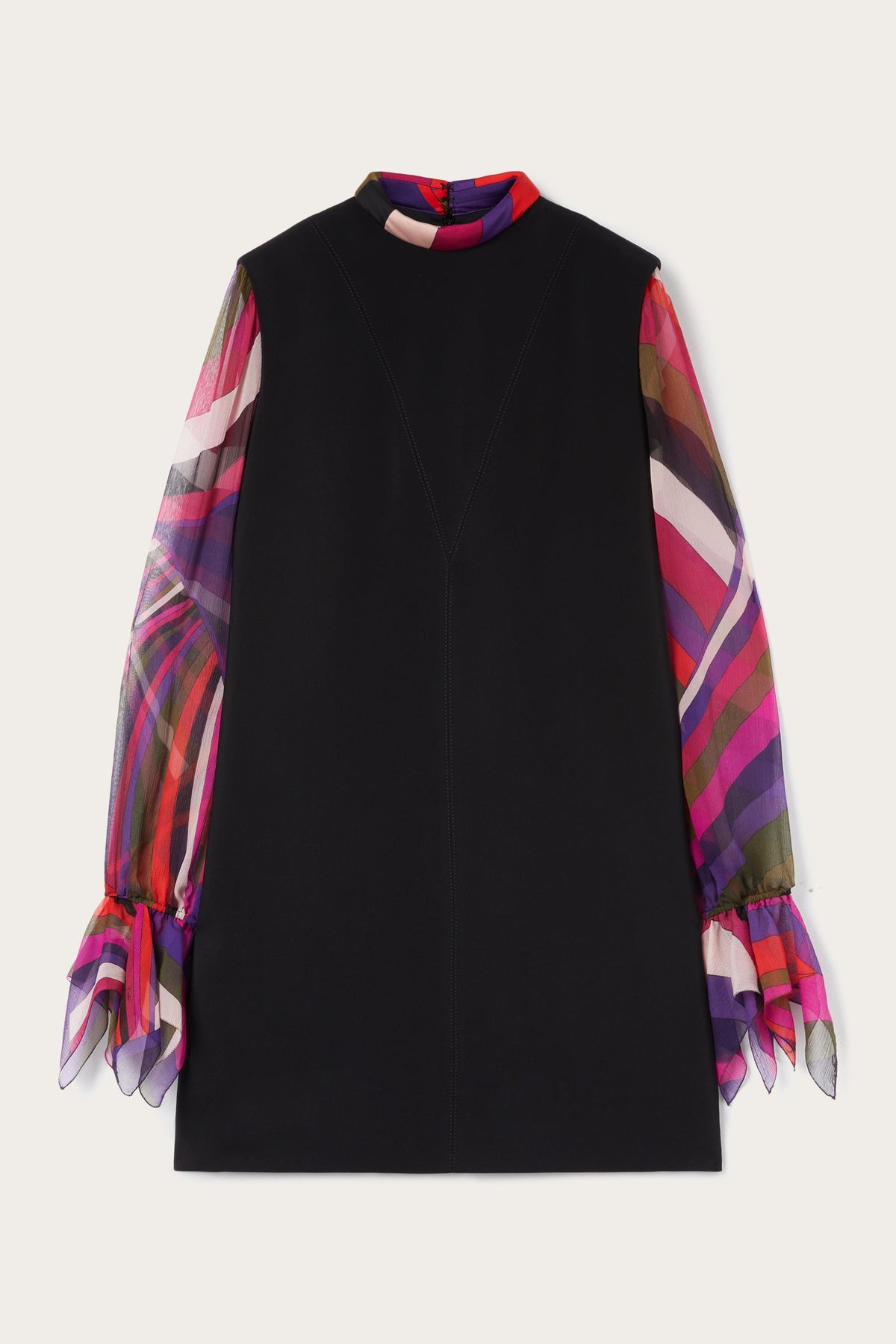 Printed Sleeve Sheath Dress
 WOMAN Pucci