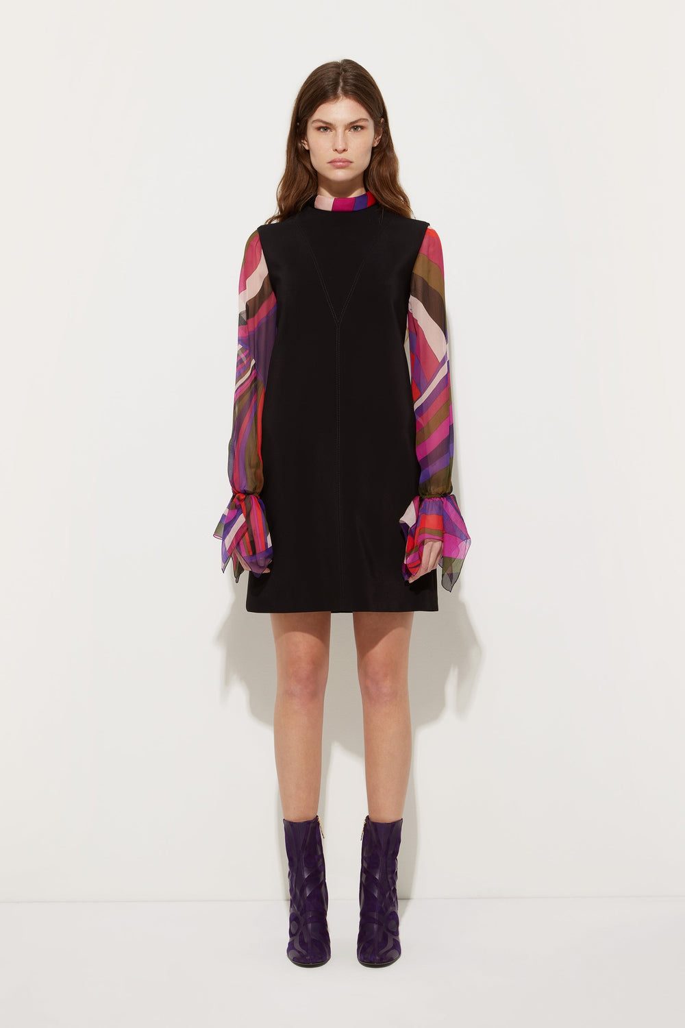 Printed Sleeve Sheath Dress
 WOMAN Pucci