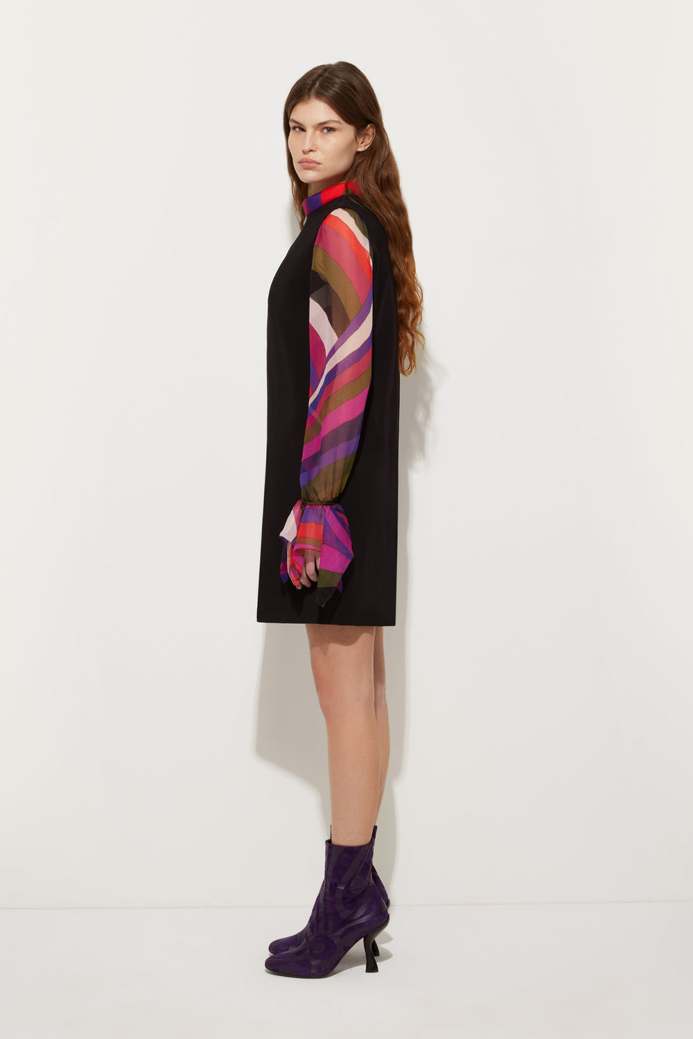 Printed Sleeve Sheath Dress
 WOMAN Pucci