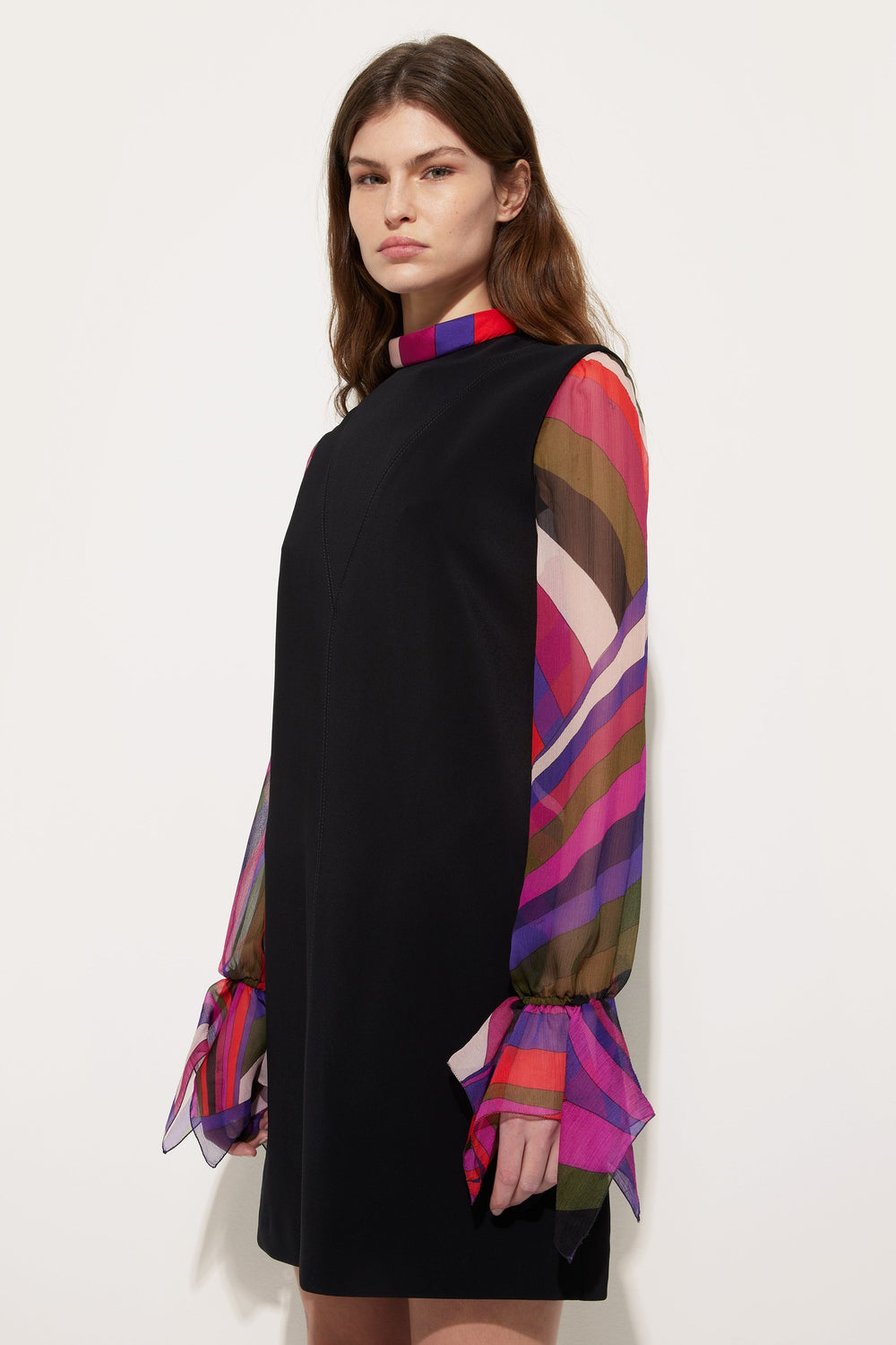 Printed Sleeve Sheath Dress
 WOMAN Pucci
