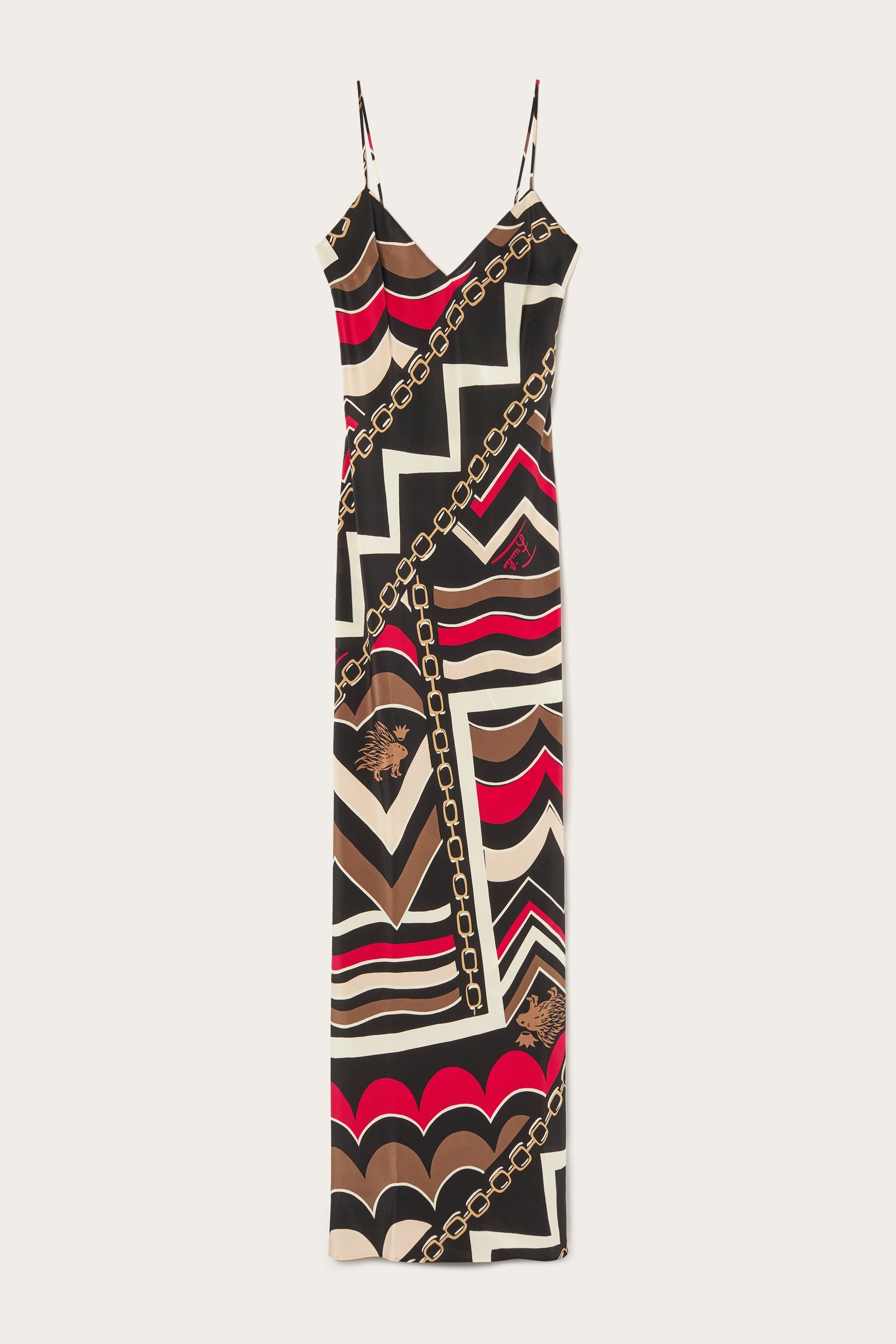 Istrice Print Long Dress
 WOMAN Pucci