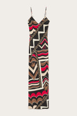 Istrice Print Long Dress
 WOMAN Pucci