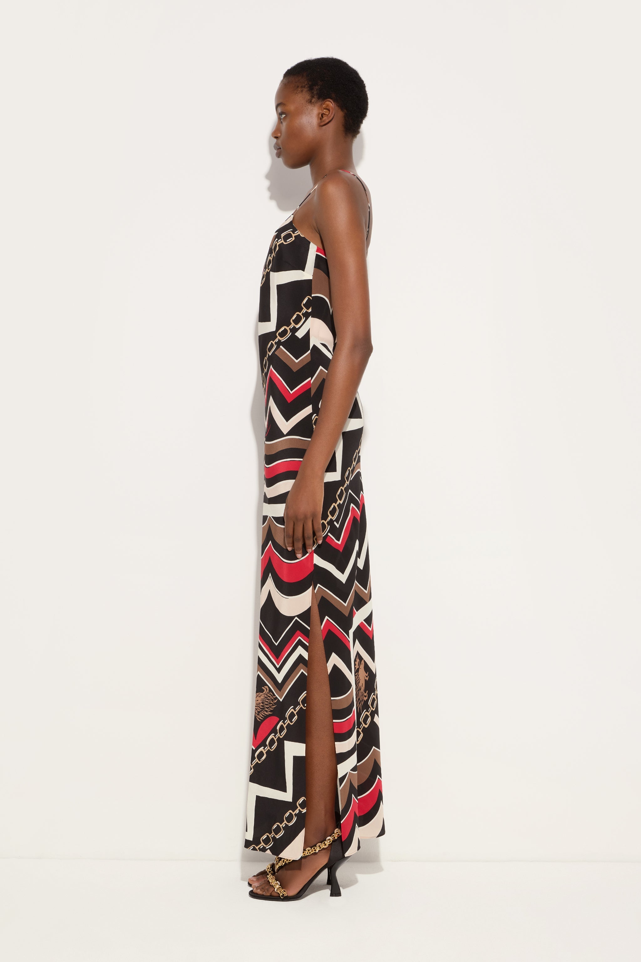 Istrice Print Long Dress
 WOMAN Pucci