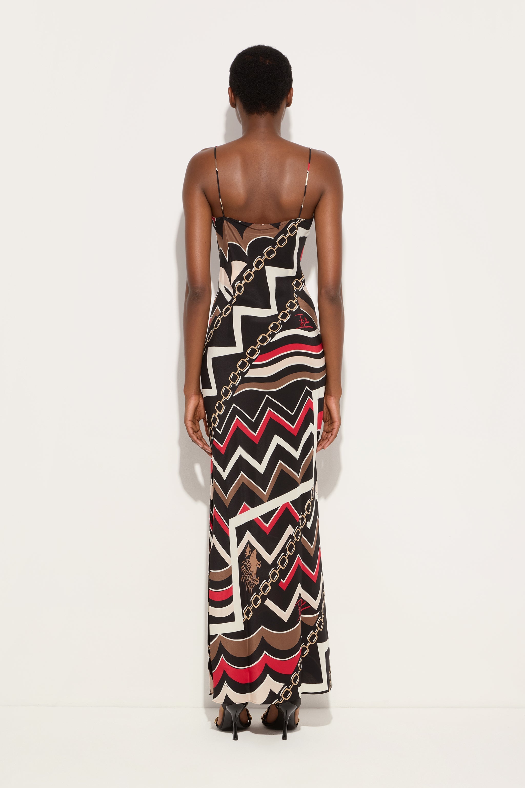 Istrice Print Long Dress
 WOMAN Pucci