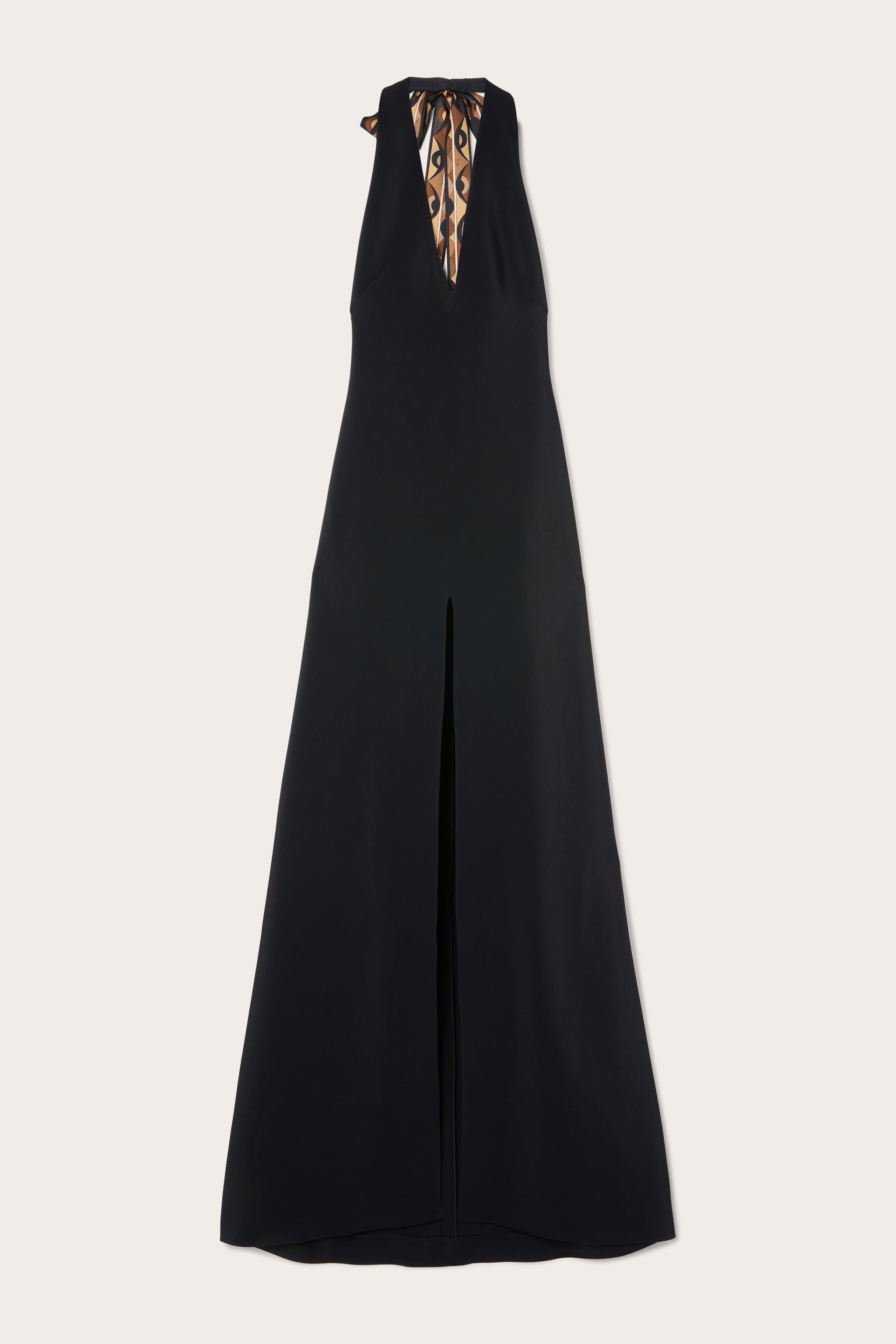 Long Dress with V-Neck and Slit
 WOMAN Pucci