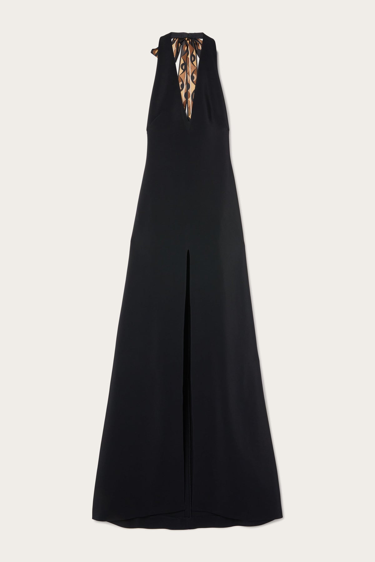 Long Dress with V-Neck and Slit
 WOMAN Pucci