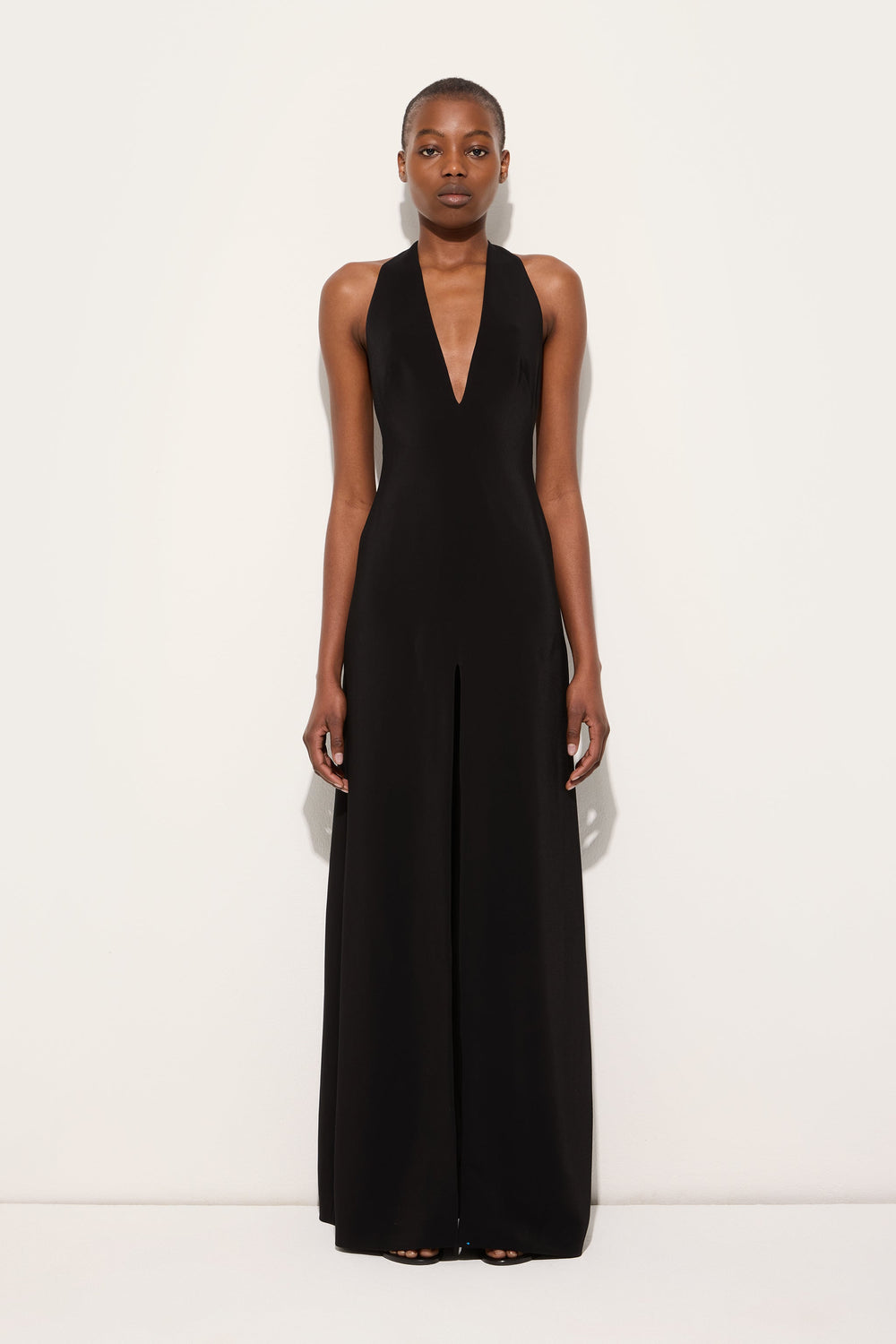 Long Dress with V-Neck and Slit
 WOMAN Pucci