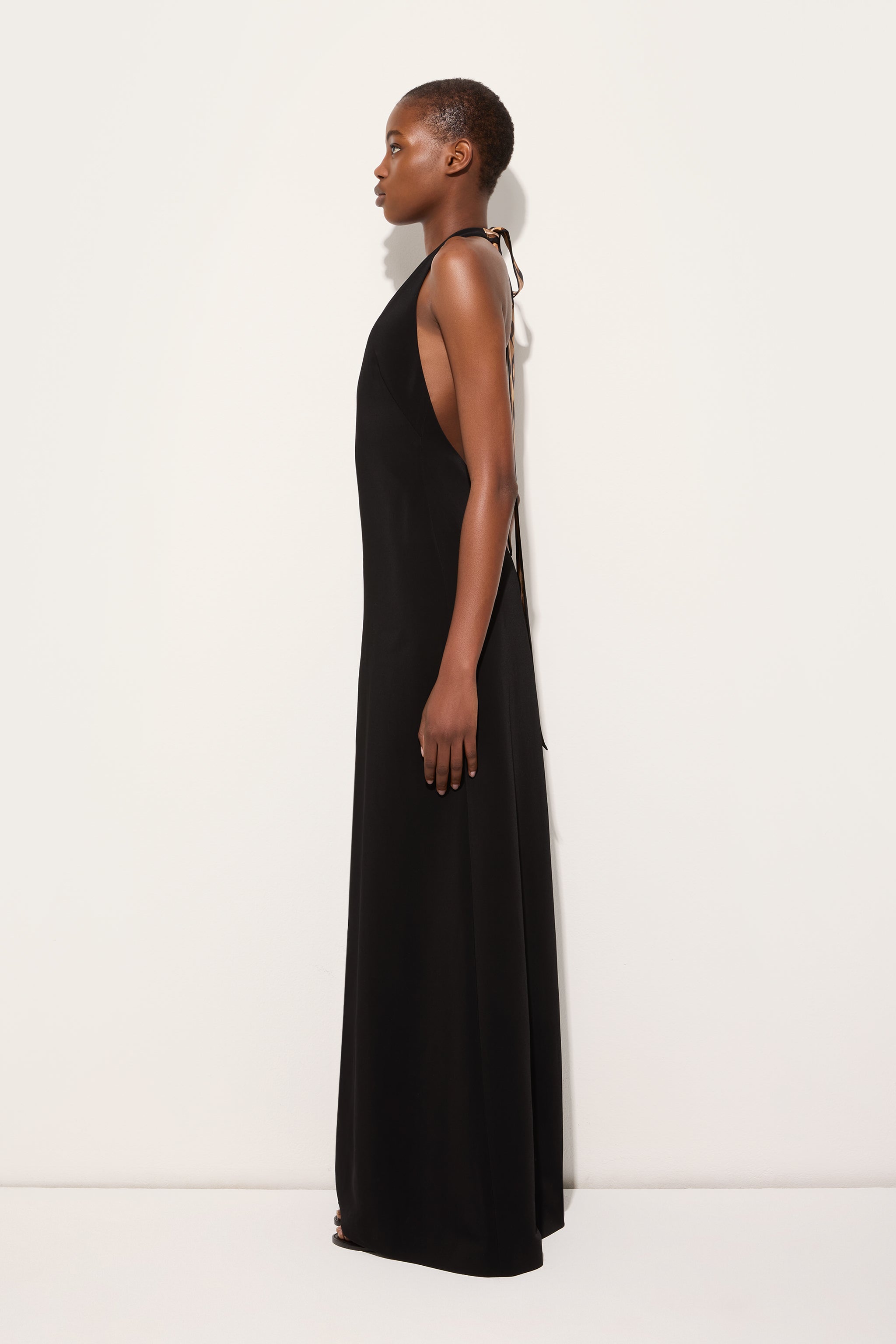 Long Dress with V-Neck and Slit
 WOMAN Pucci