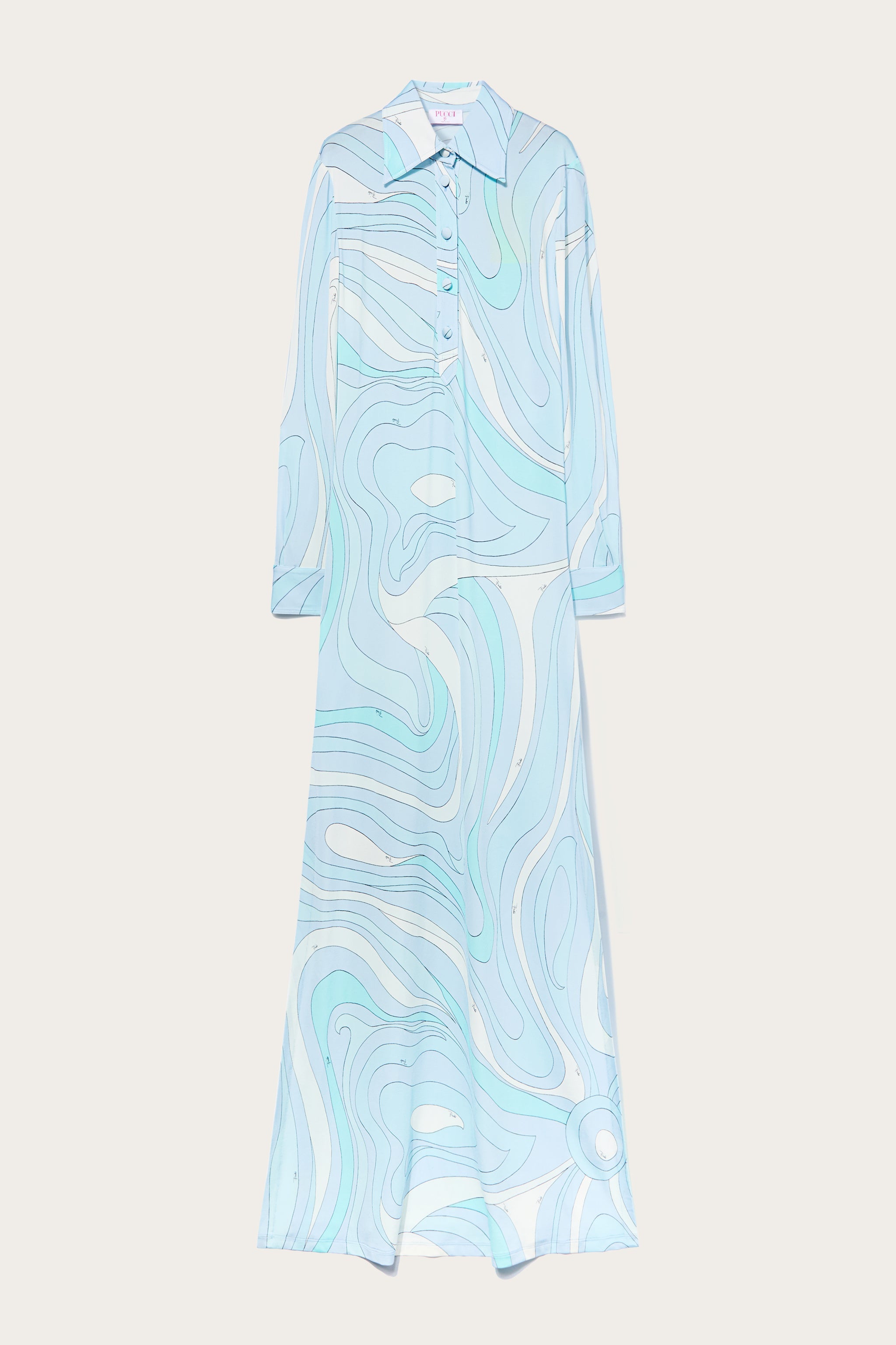 Marmo Print Chemisier Dress
 WOMAN Pucci