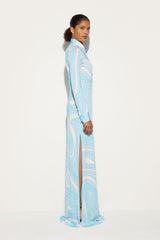 Marmo Print Chemisier Dress
 WOMAN Pucci
