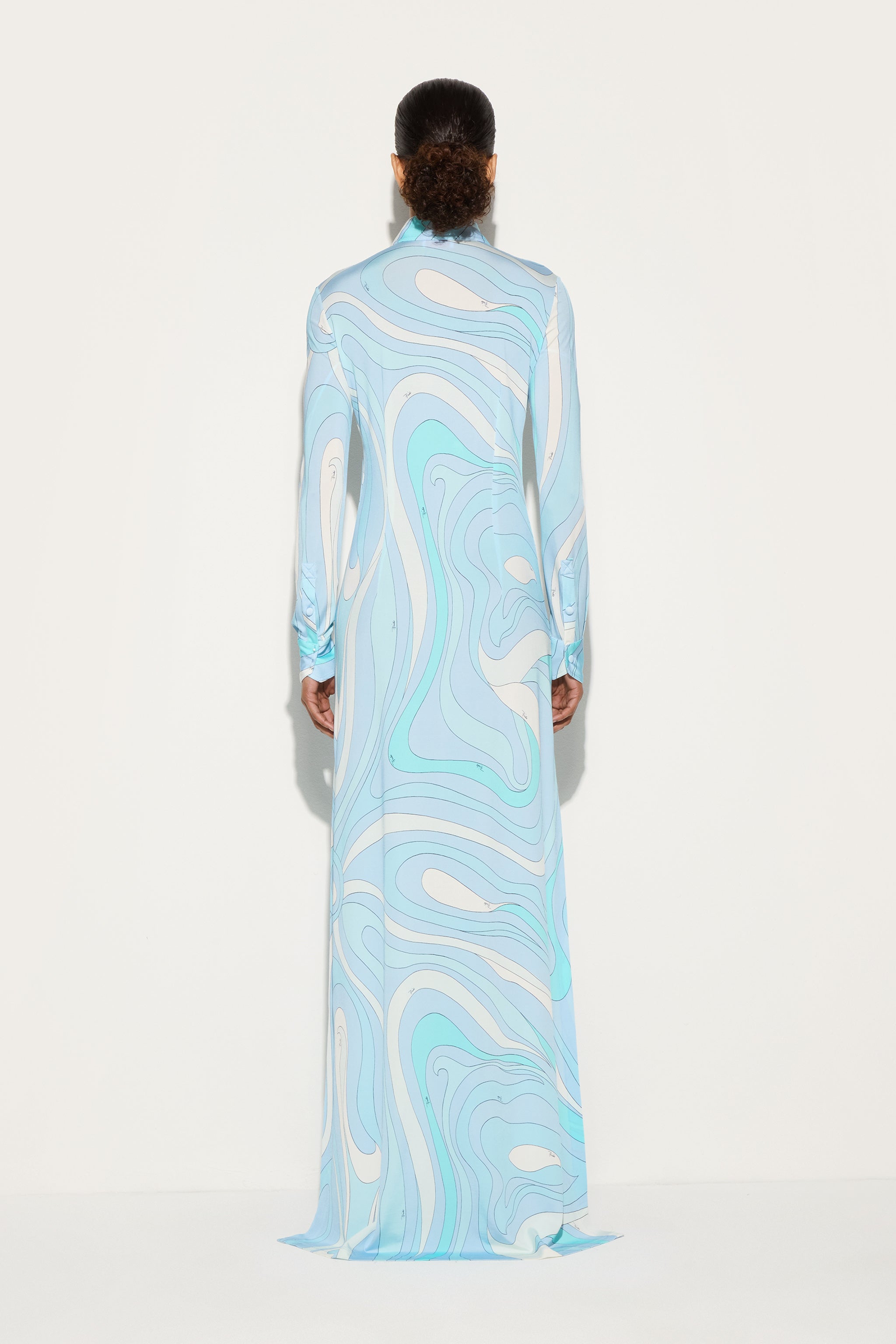 Marmo Print Chemisier Dress
 WOMAN Pucci