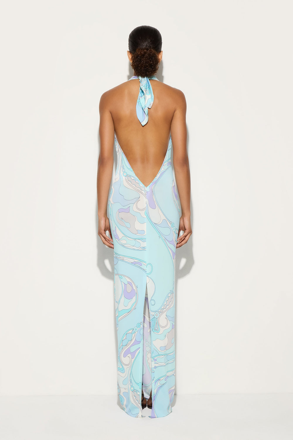 Orchidee Print Long Dress
 WOMAN Pucci