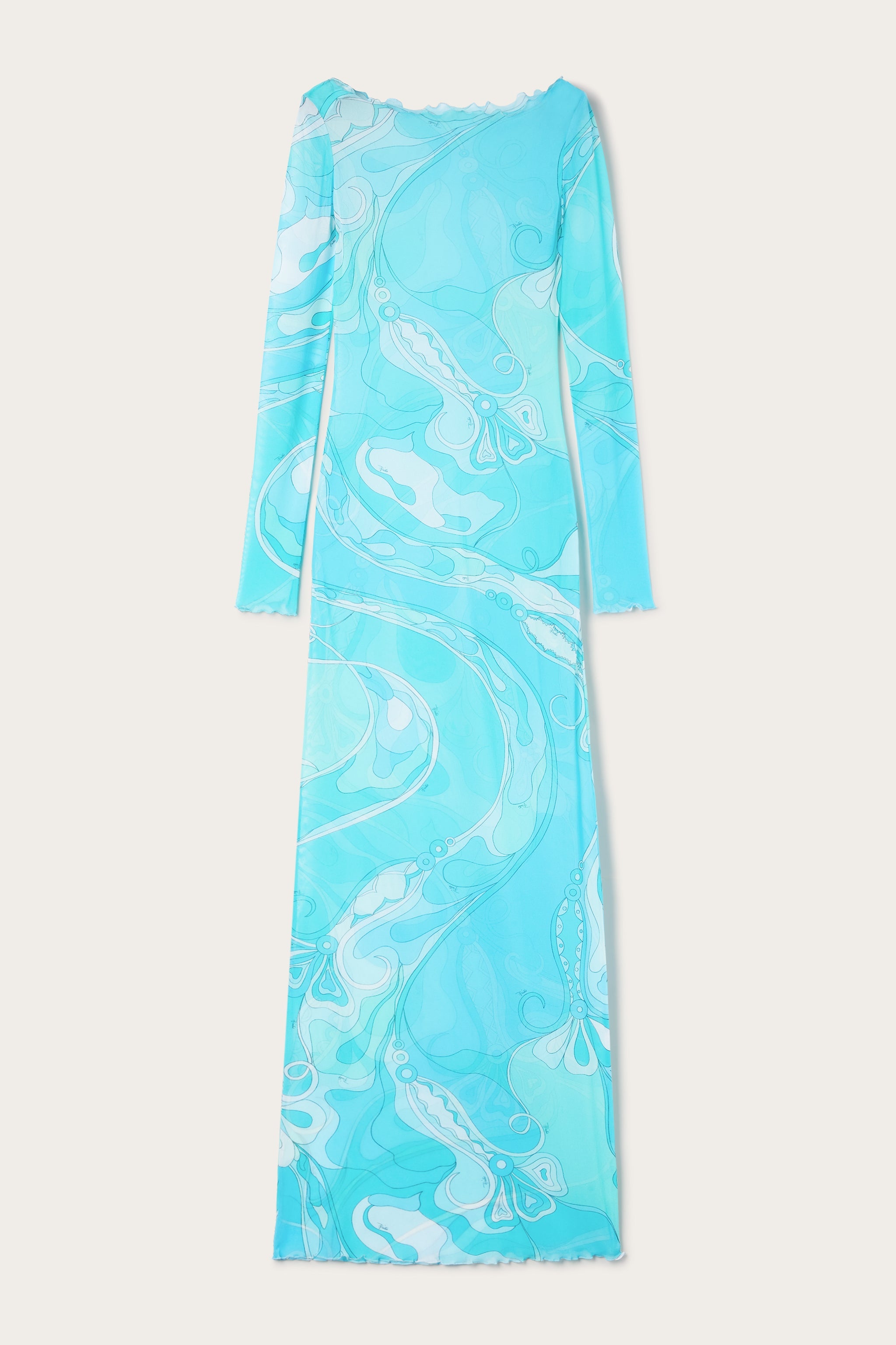 Orchidee Print Tulle Dress
 WOMAN Pucci