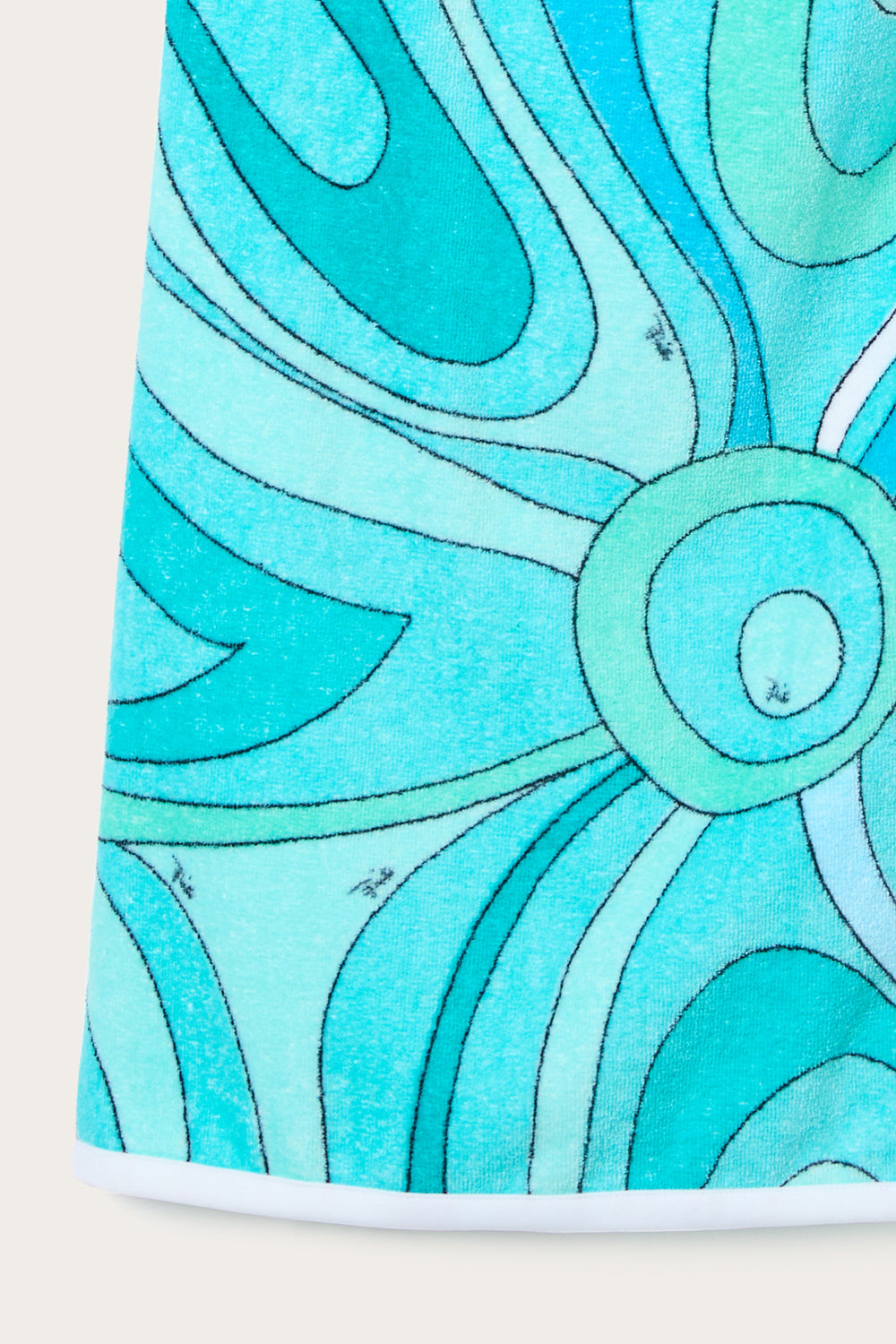 Marmo Print Cotton Terry Dress
 WOMAN Pucci