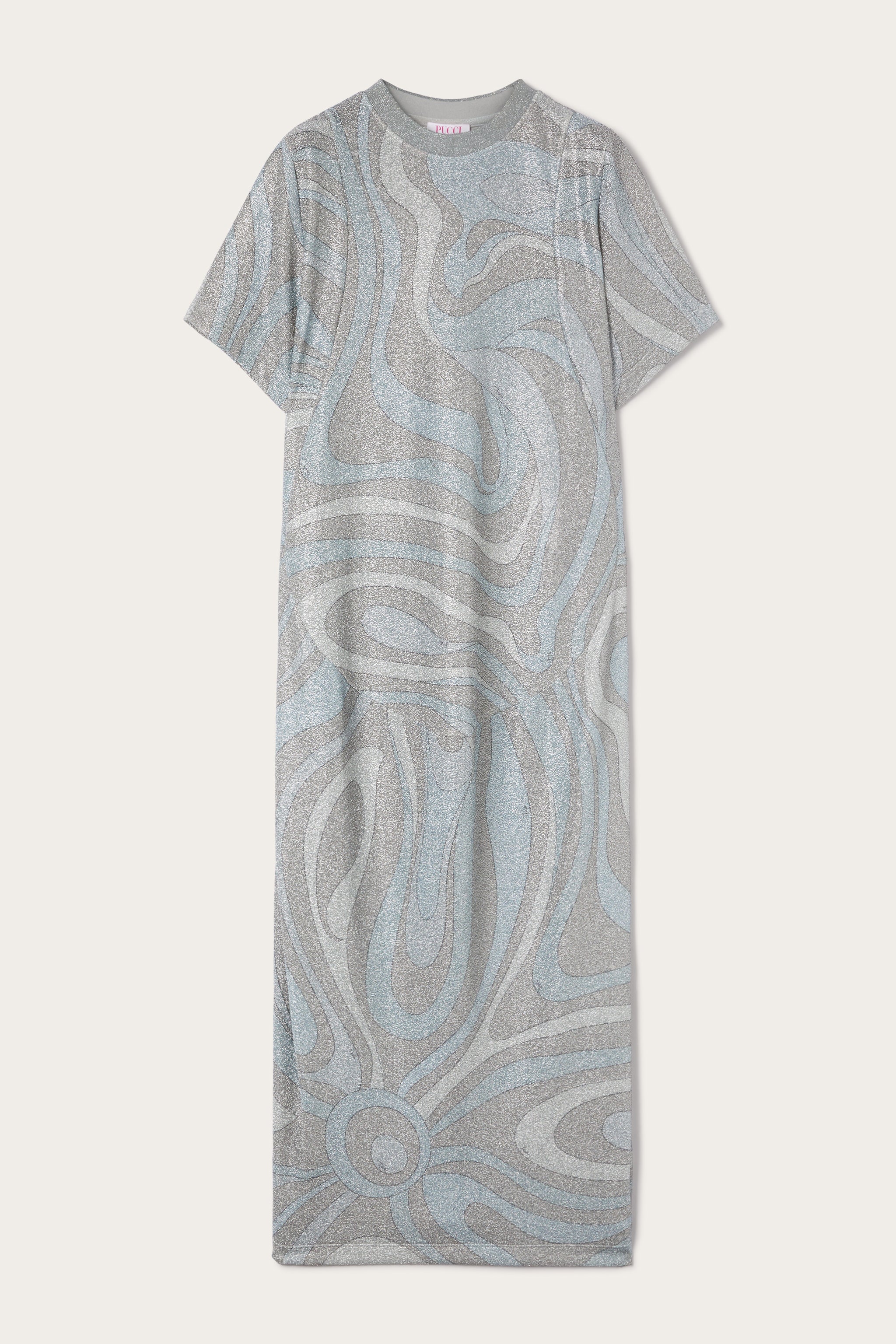 Marmo Print Dress in Jersey Lamé
 WOMAN Pucci