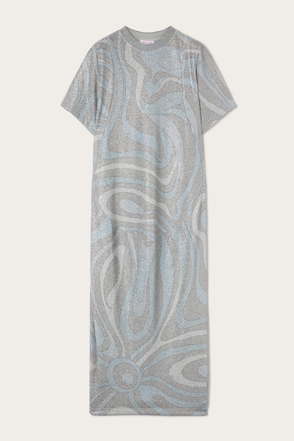 Marmo Print Dress in Jersey Lamé
 WOMAN Pucci