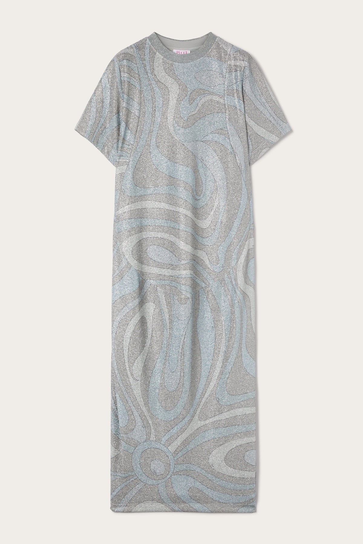 Marmo Print Dress in Jersey Lamé
 WOMAN Pucci