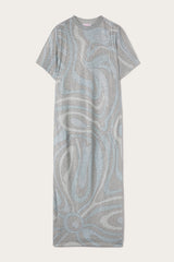Marmo Print Dress in Jersey Lamé
 WOMAN Pucci
