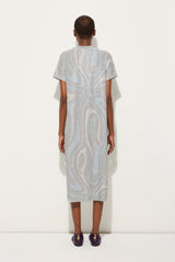 Marmo Print Dress in Jersey Lamé
 WOMAN Pucci