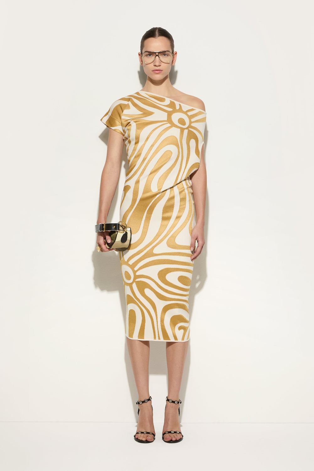 Draped Longuette Dress
 WOMAN Pucci