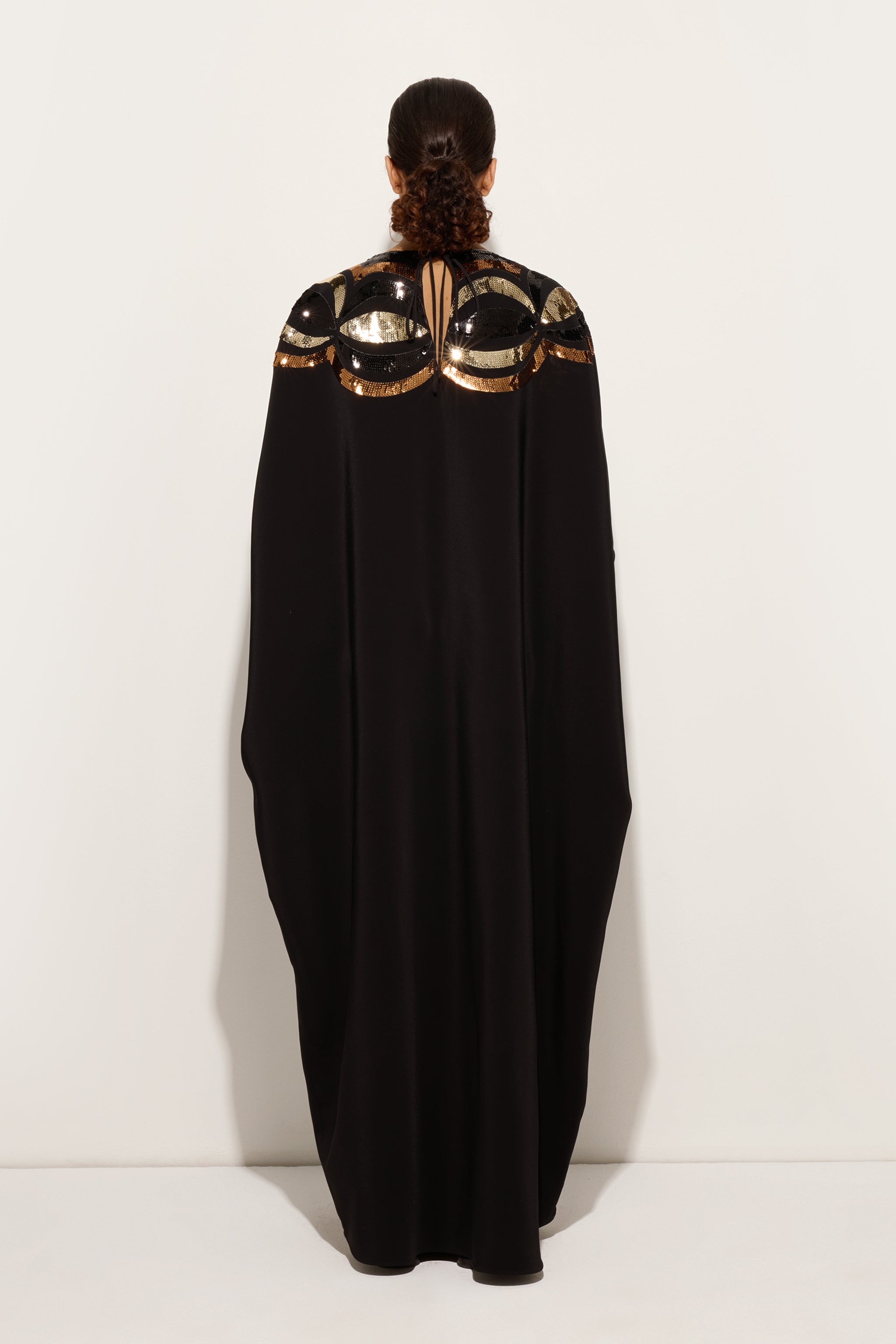 Long Kaftan with Sequined Collane Embroidery
 WOMAN Pucci