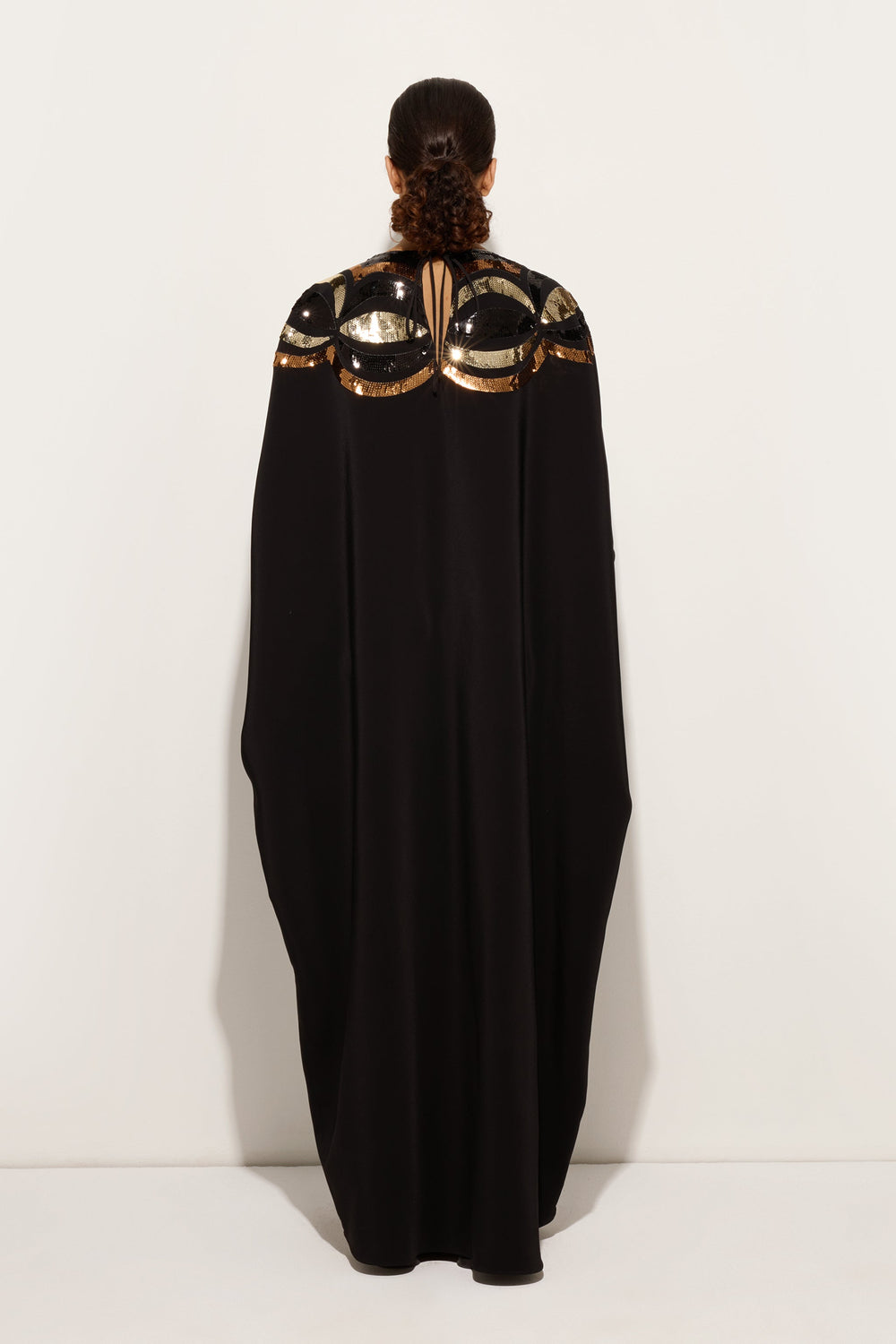 Long Kaftan with Sequined Collane Embroidery
 WOMAN Pucci