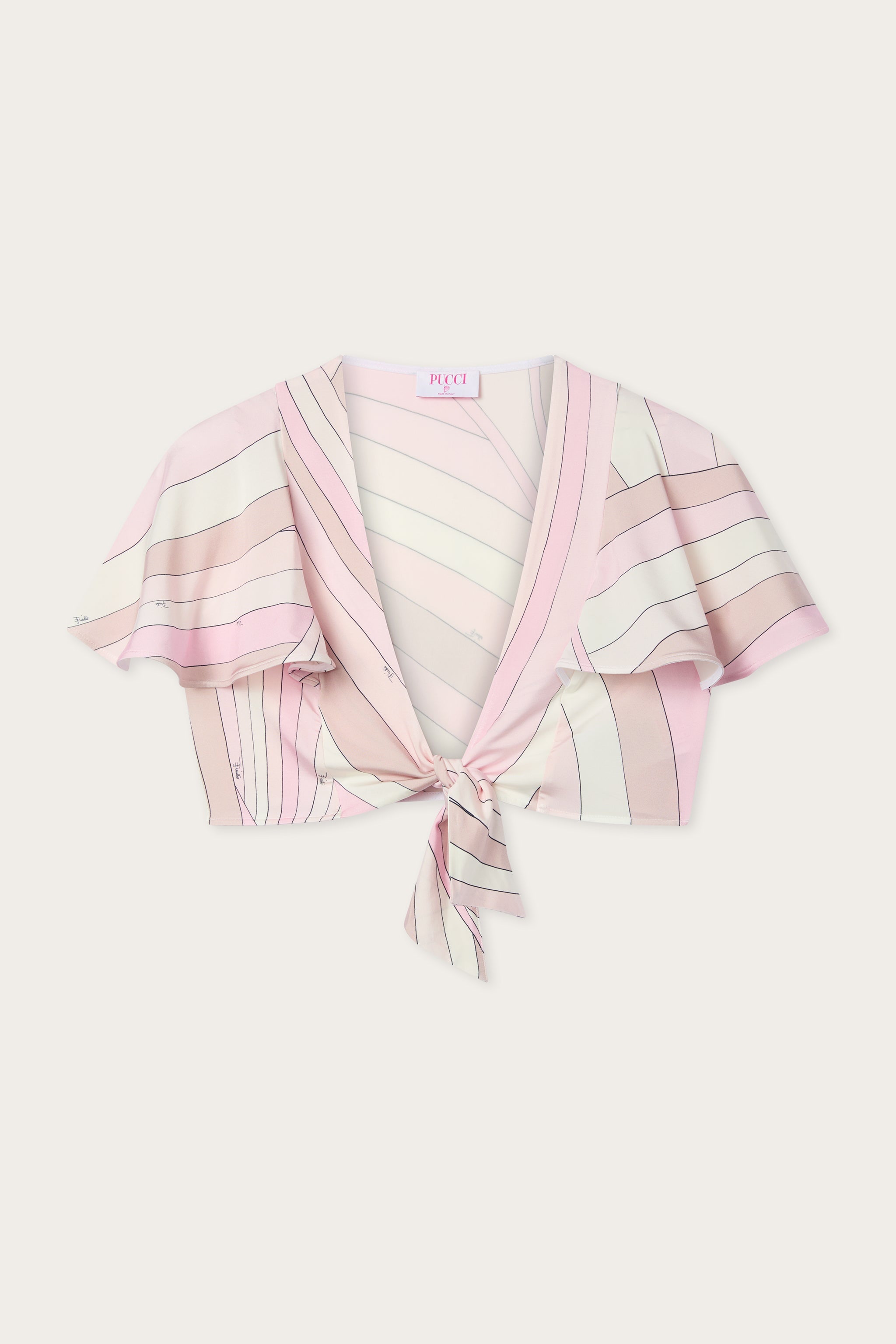Iride Print Knot Top
 WOMAN Pucci