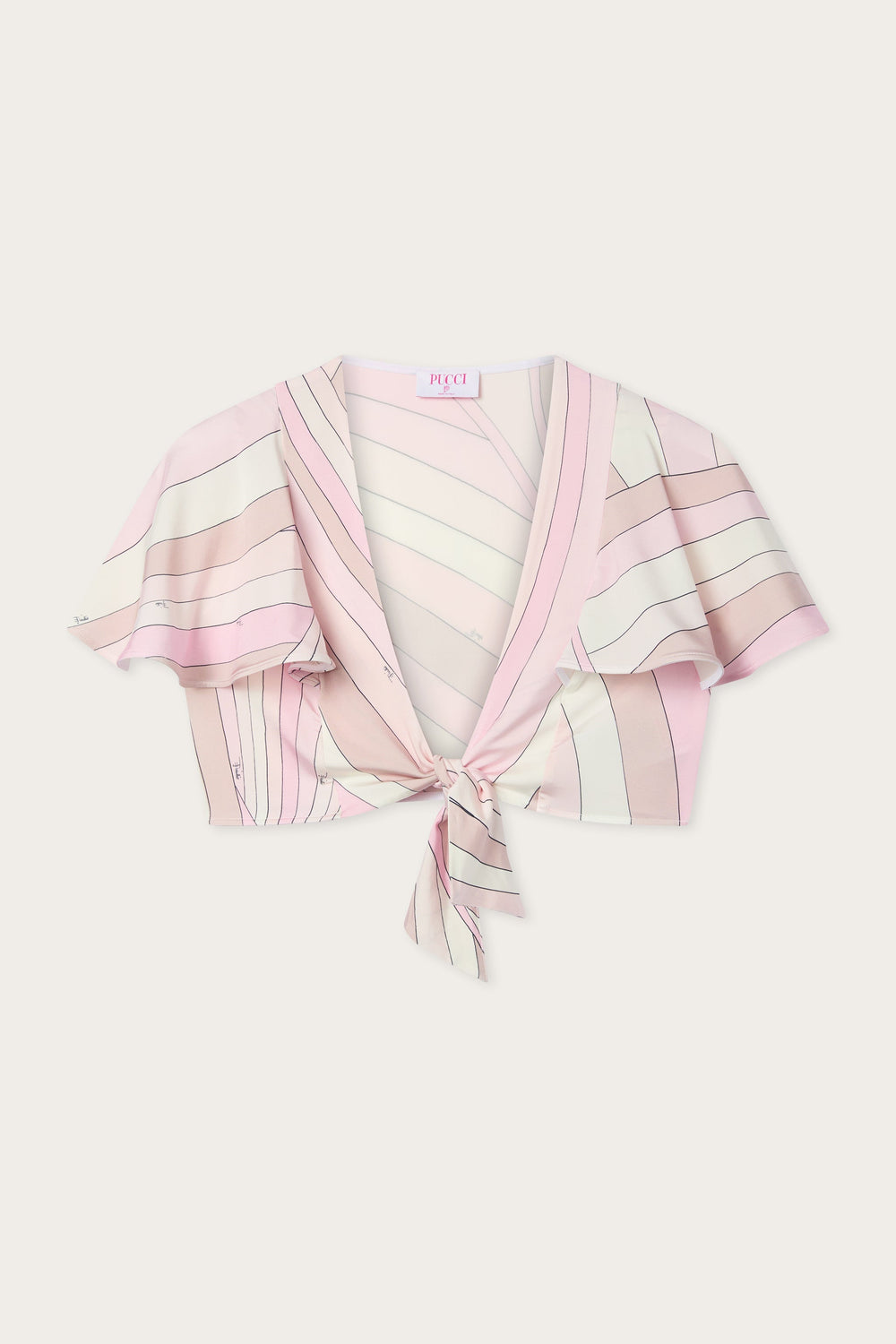 Iride Print Knot Top
 WOMAN Pucci