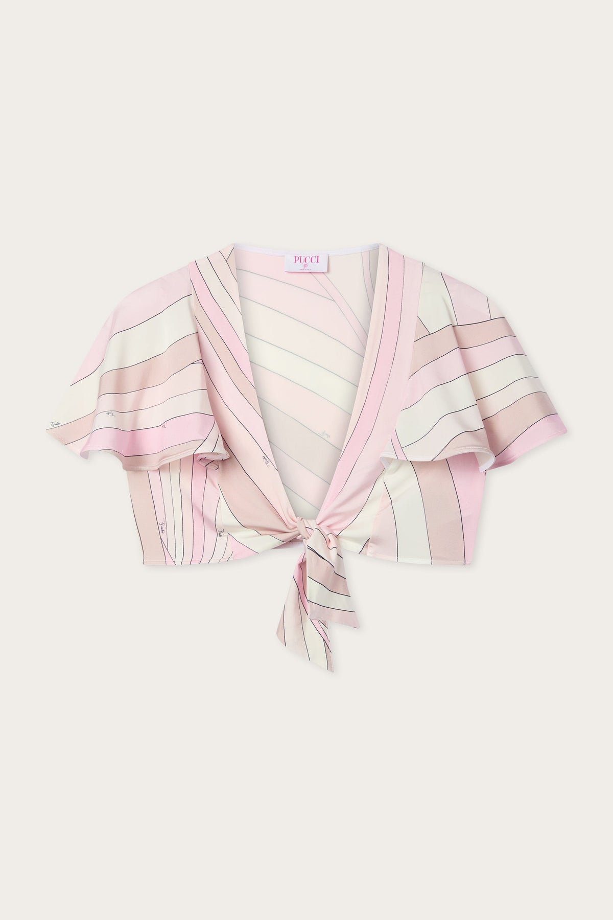 Iride Print Knot Top
 WOMAN Pucci