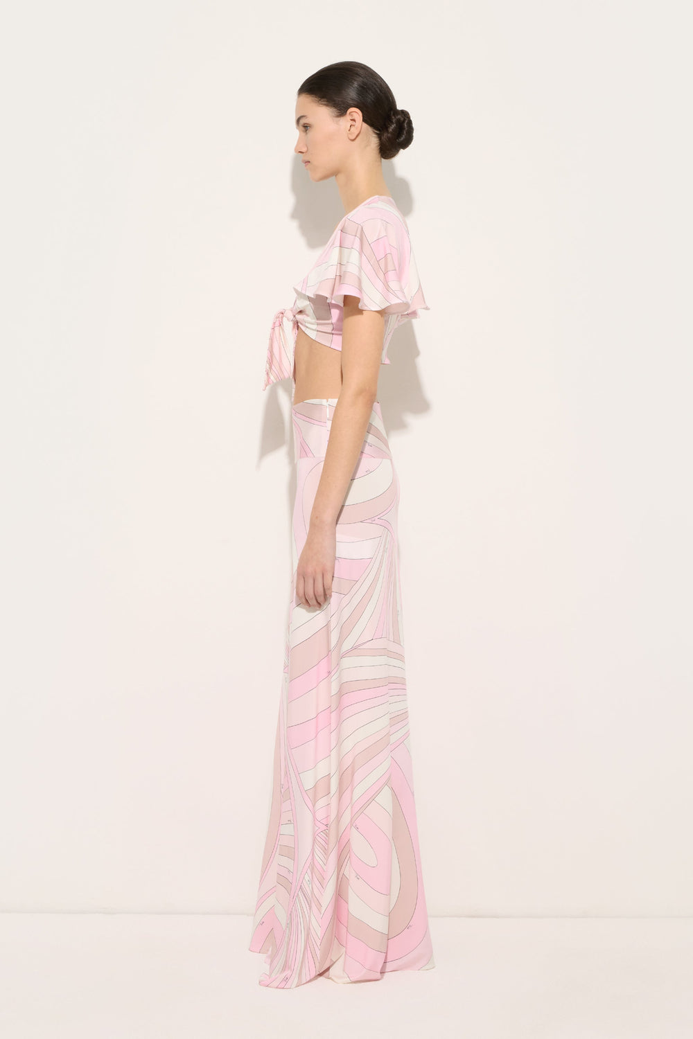 Iride Print Knot Top
 WOMAN Pucci
